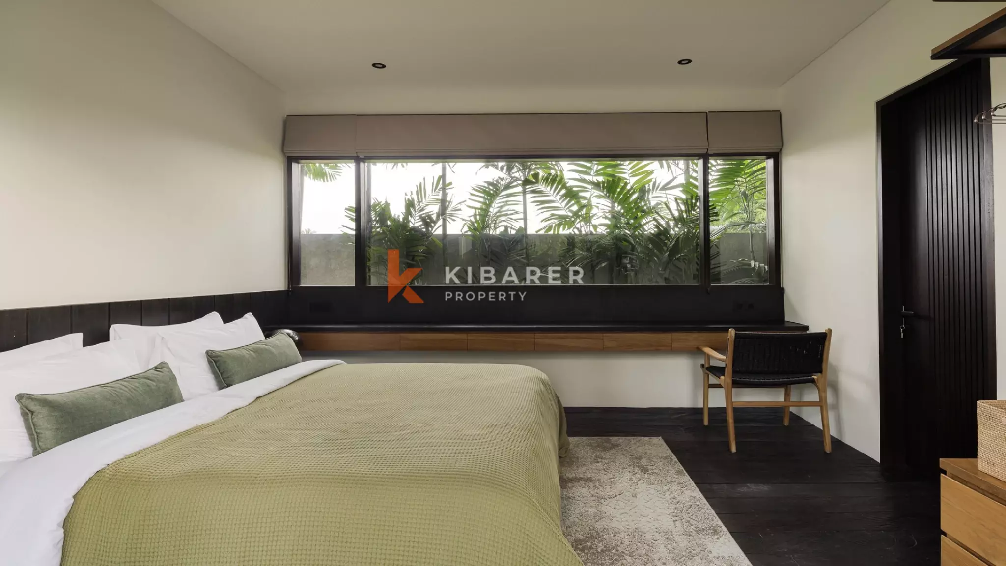 Vila Tiga Kamar Tidur Modern Elegan untuk Hunian Pribadi di Cemagi