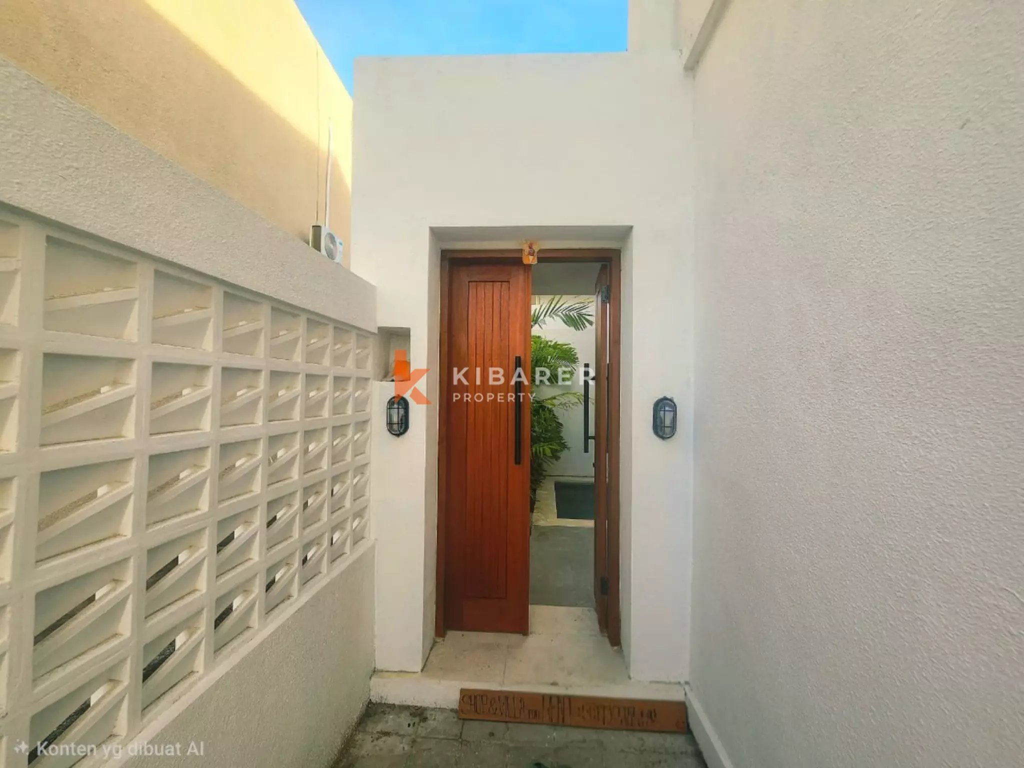 Vila Minimalis Dua Kamar Tidur Dekat Pantai – Tanpa Perabot, Pererenan