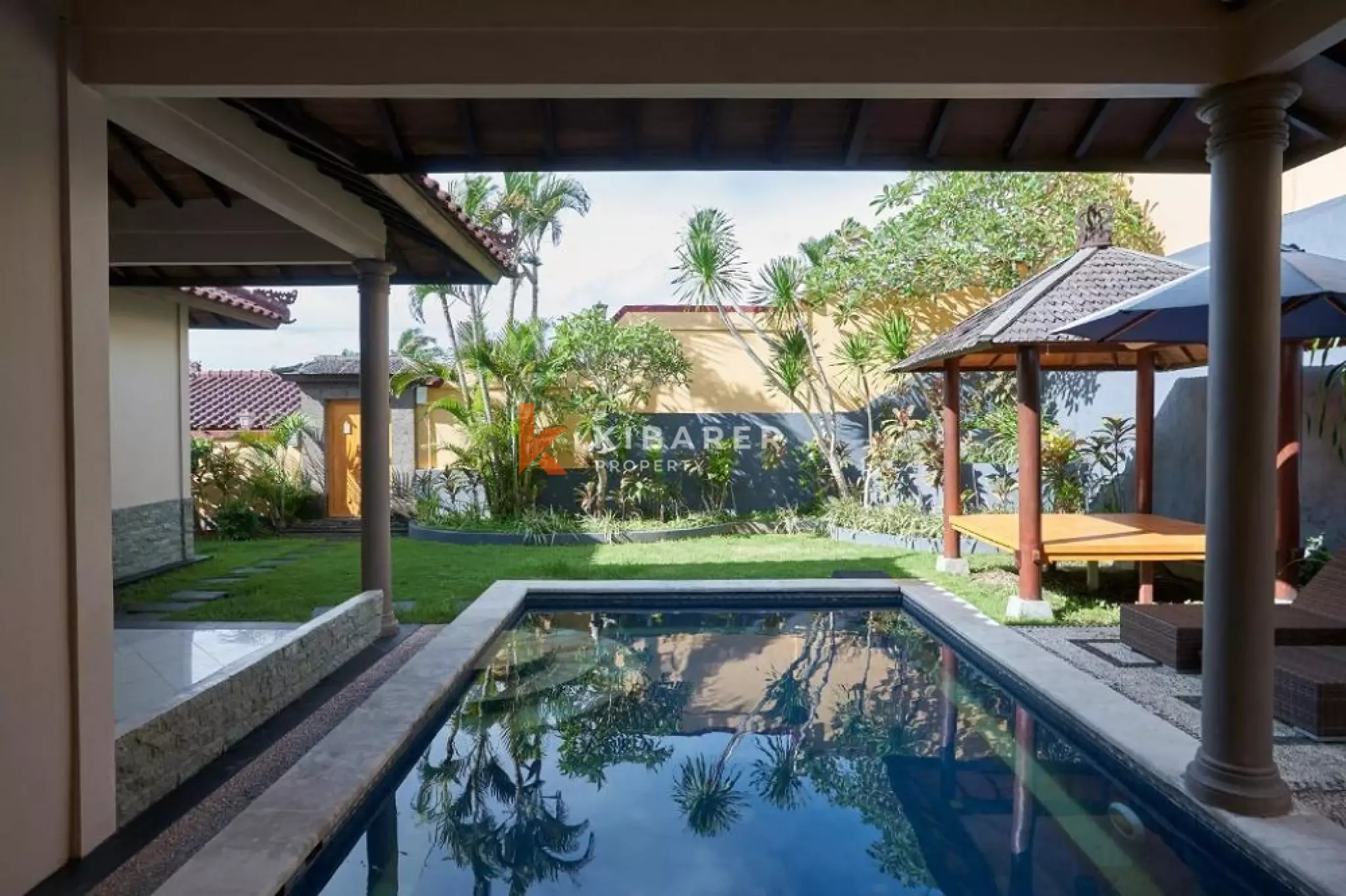 Vila Satu Kamar Tidur untuk Liburan Kota di Ungasan