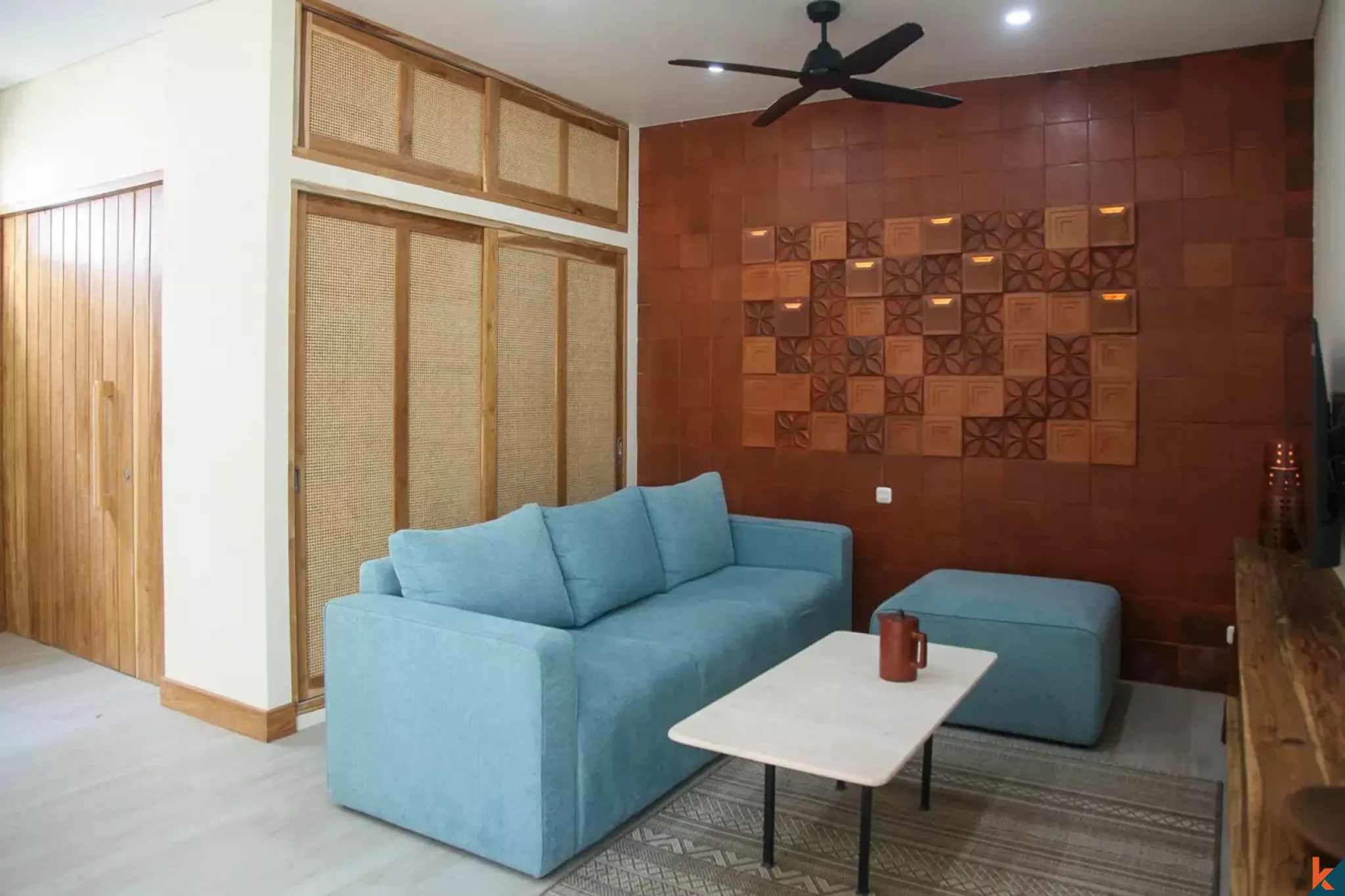 Modern Cozy Two Bedroom Villa for Lease in Kerobokan