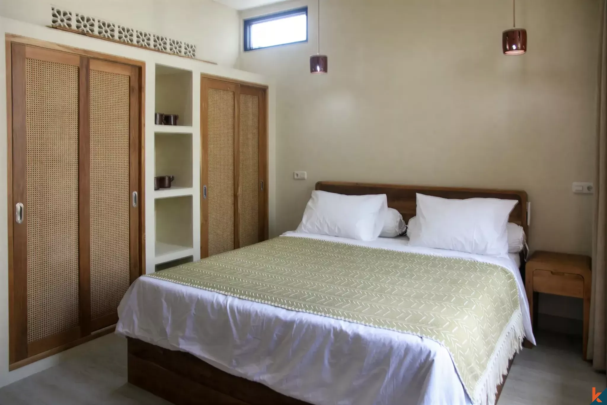 Modern Cozy Two Bedroom Villa for Lease in Kerobokan