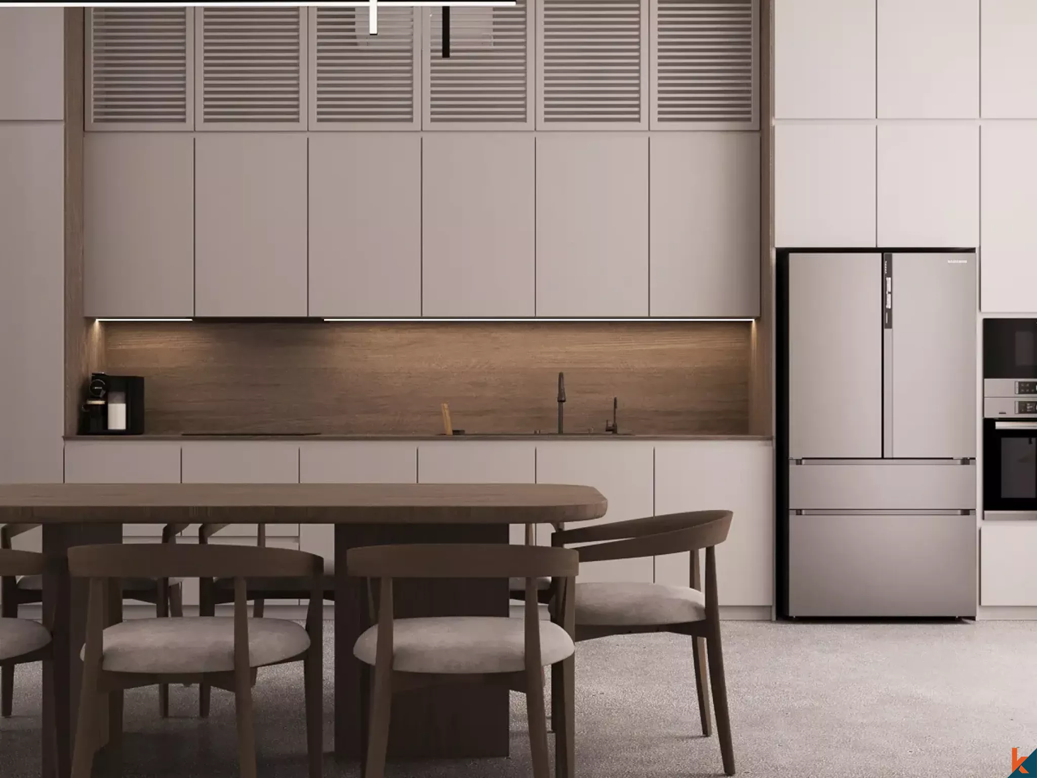 Rumah Toko Berbentuk Townhouse Baru dan Modern dengan Dua Kamar Tidur di Pusat Umalas