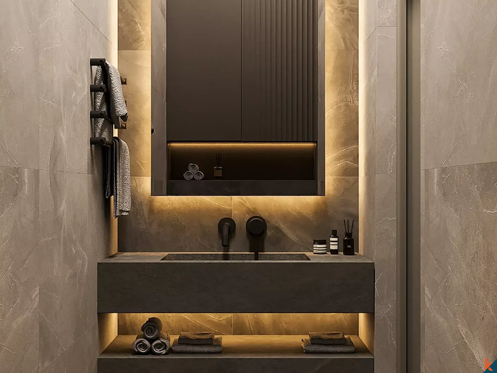 Rumah Toko Berbentuk Townhouse Baru dan Modern dengan Dua Kamar Tidur di Pusat Umalas