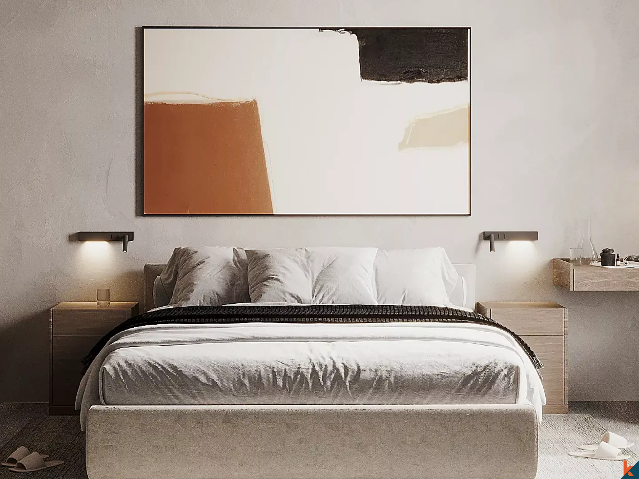 Rumah Toko Berbentuk Townhouse Baru dan Modern dengan Dua Kamar Tidur di Pusat Umalas