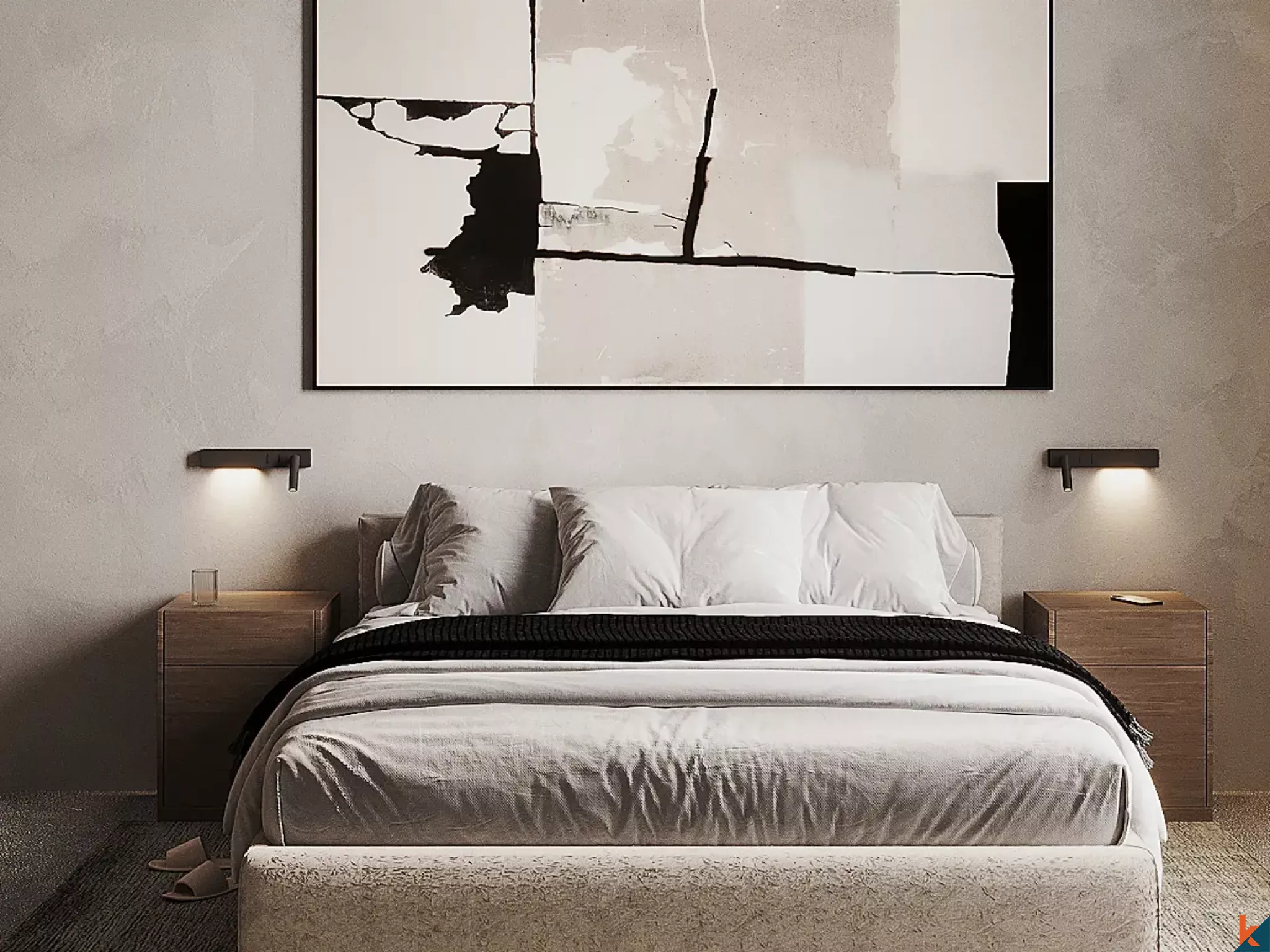 Rumah Toko Berbentuk Townhouse Baru dan Modern dengan Dua Kamar Tidur di Pusat Umalas