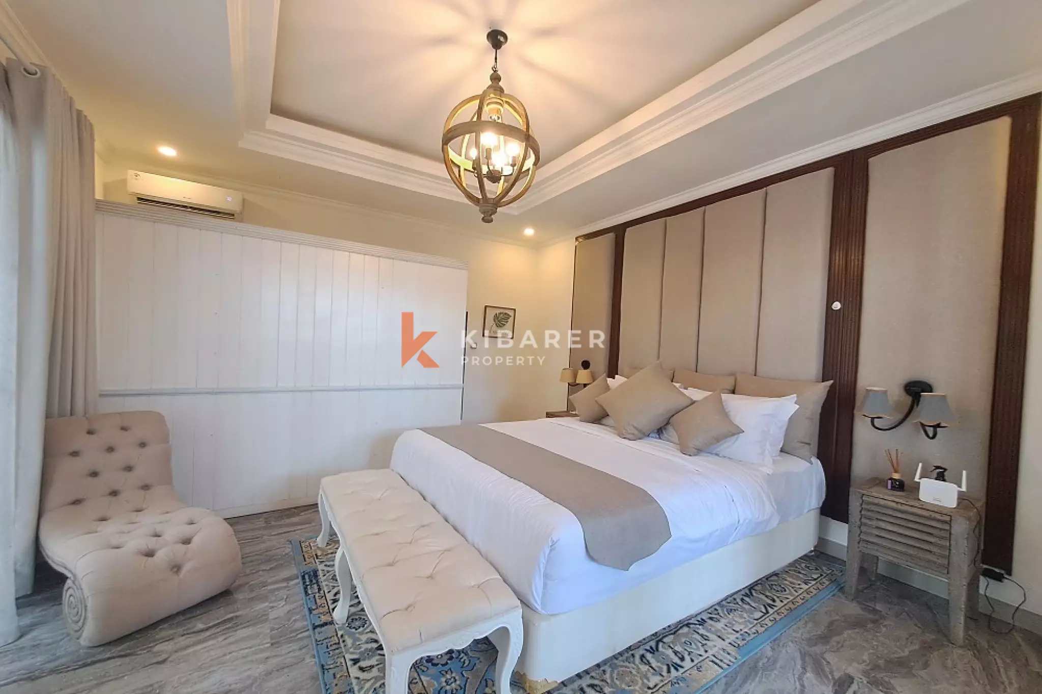 Villa chaleureuse de trois chambres dans un quartier stratégique de Berawa