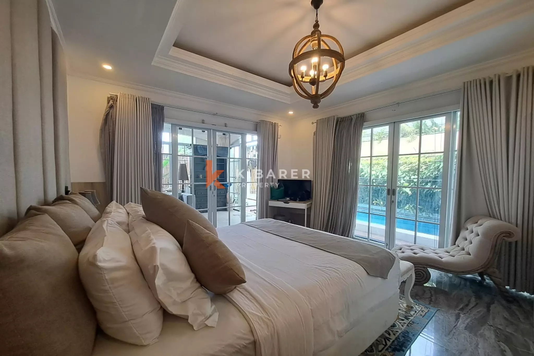 Villa chaleureuse de trois chambres dans un quartier stratégique de Berawa