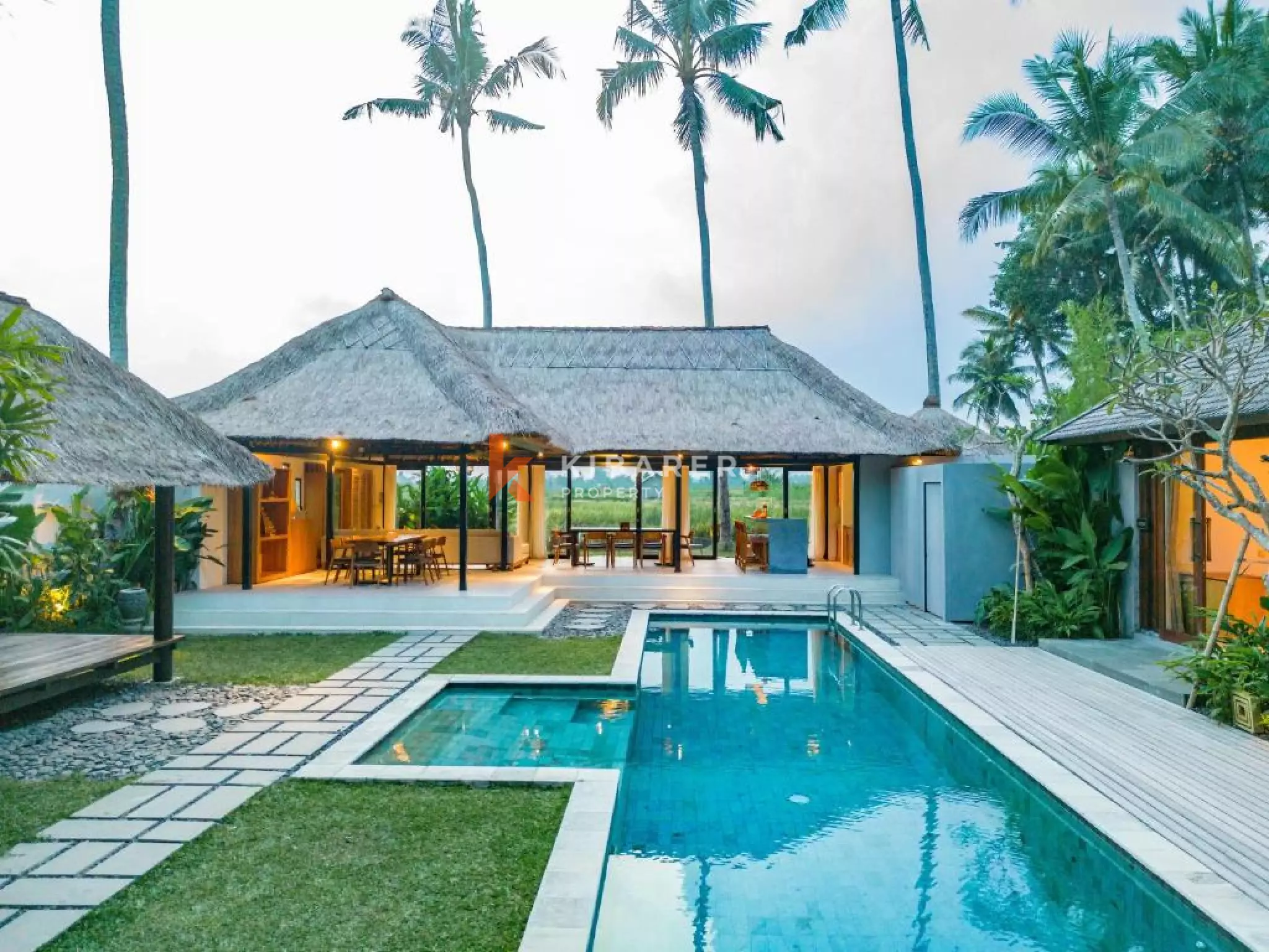 Modern Living in Nature Four Bedroom Villa in Ubud
