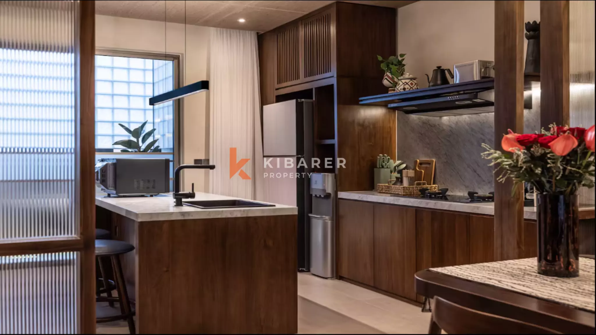 Élégante villa balinaise de trois chambres à Ungasan, style Japandi