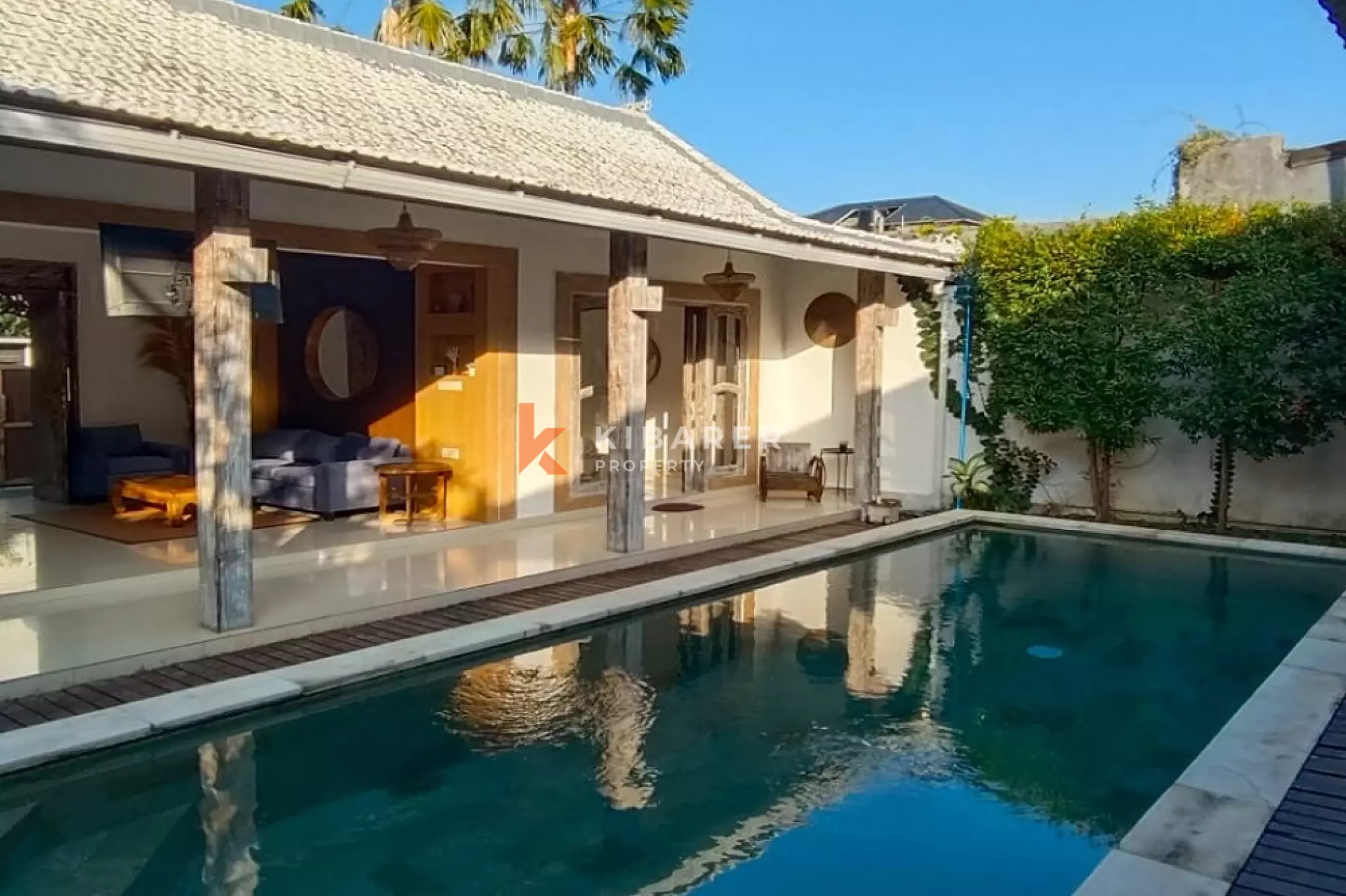 Newly Renovated Three-Bedrooms Open Living Villa in Berawa