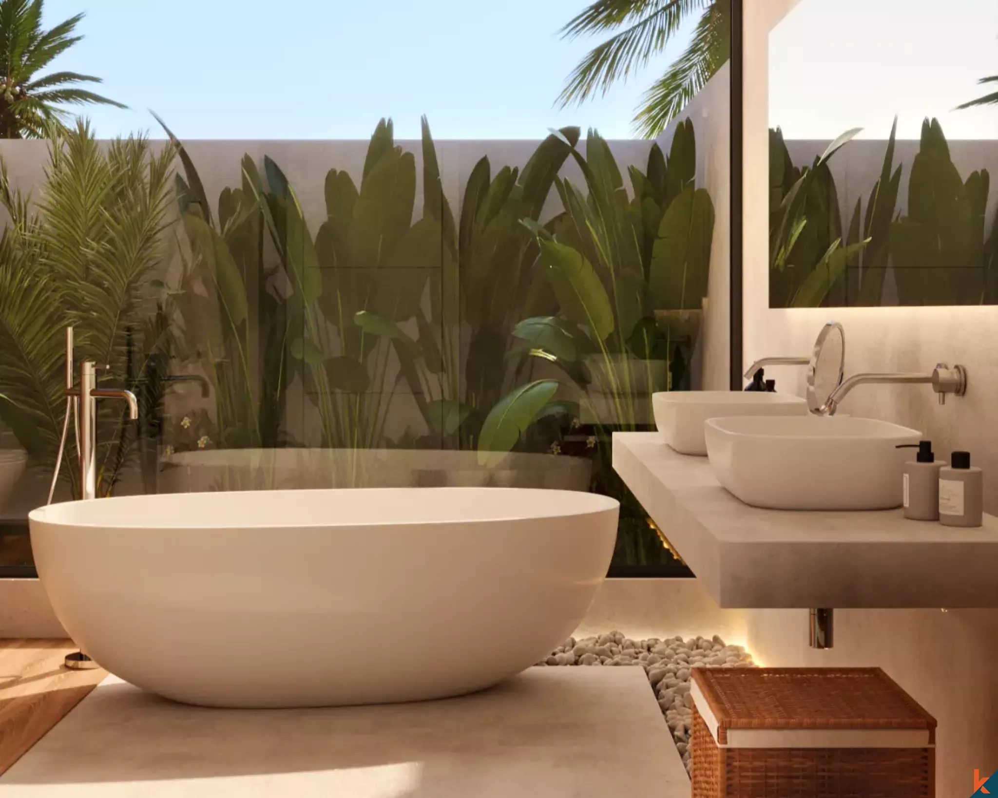 Great investment two bedroom leasehold villa in serene location of Ubud