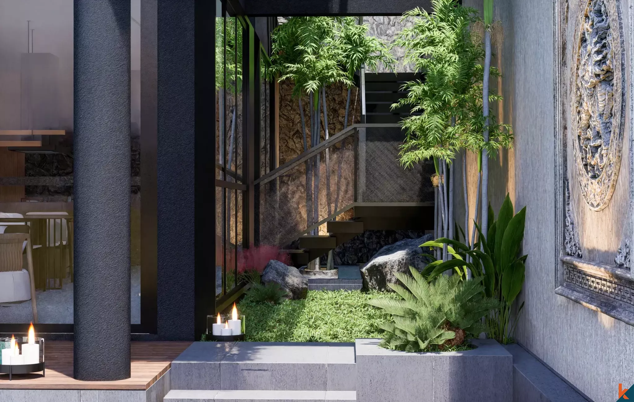 Propriété à louer de deux chambres avec vue sur les rizières à Ubud (livré en août 2026)