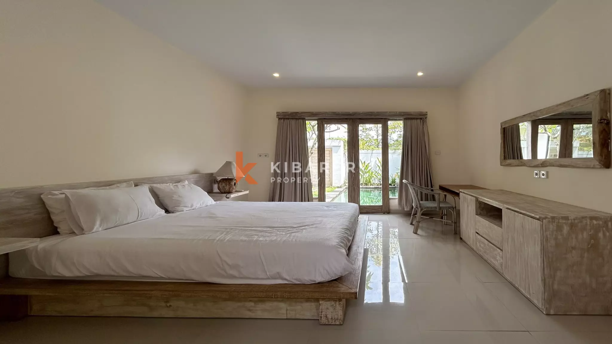 Villa confortable de deux chambres avec séjour fermé à Canggu