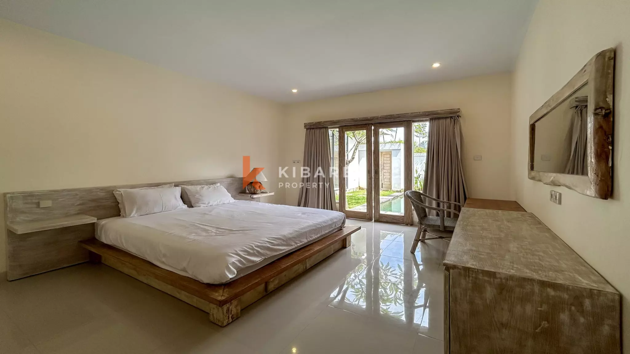 Villa confortable de deux chambres avec séjour fermé à Canggu