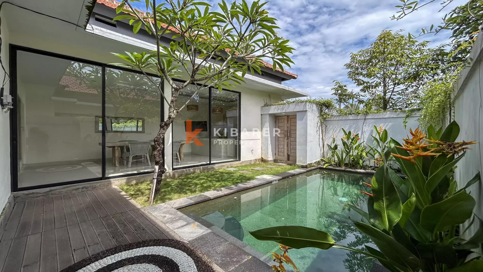 Villa confortable de deux chambres avec séjour fermé à Canggu