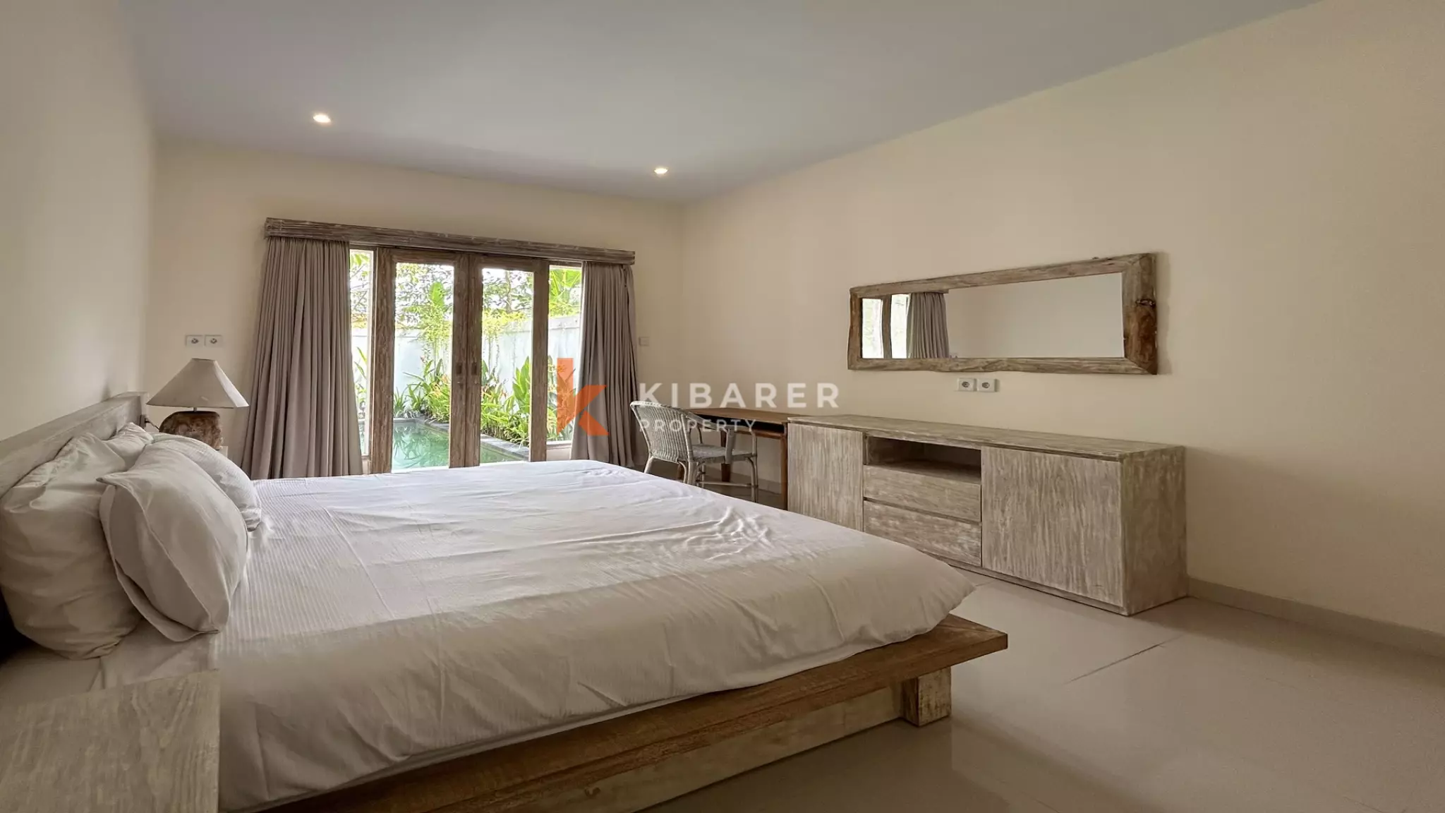 Villa confortable de deux chambres avec séjour fermé à Canggu