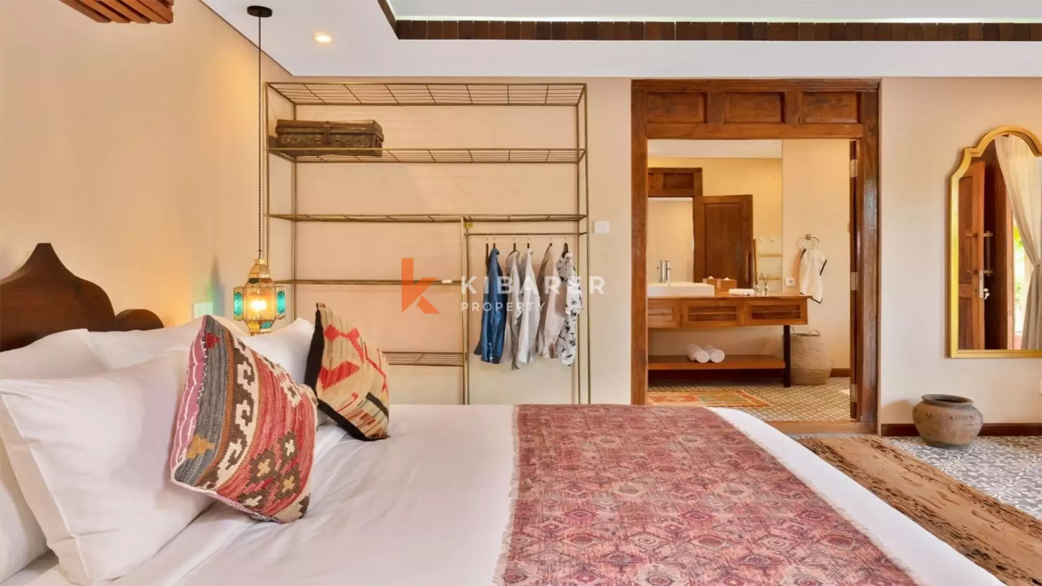 Serene Moroccan-Influenced Two-Bedroom Open Living Villa in Prime Batu Belig