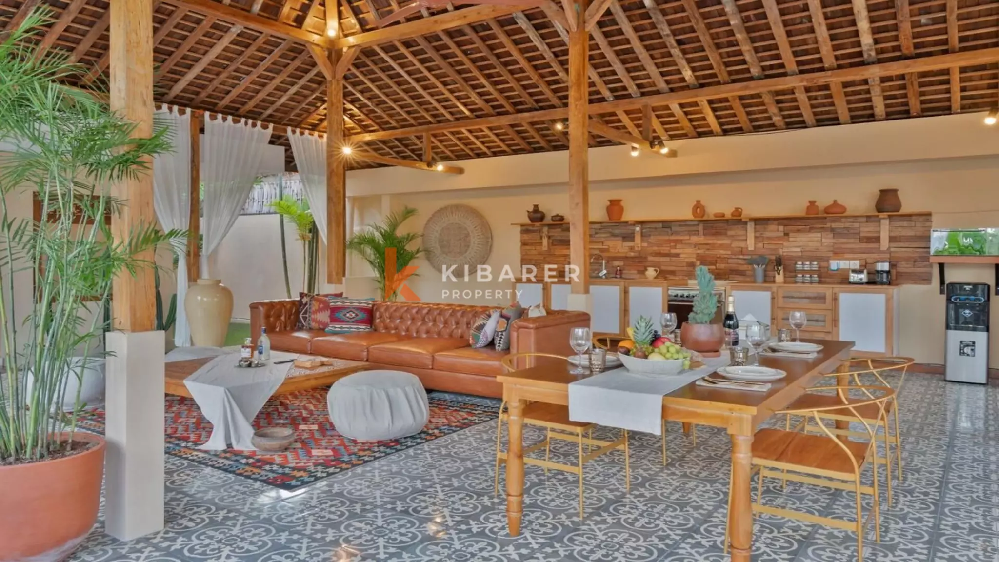 Serene Moroccan-Influenced Two-Bedroom Open Living Villa in Prime Batu Belig