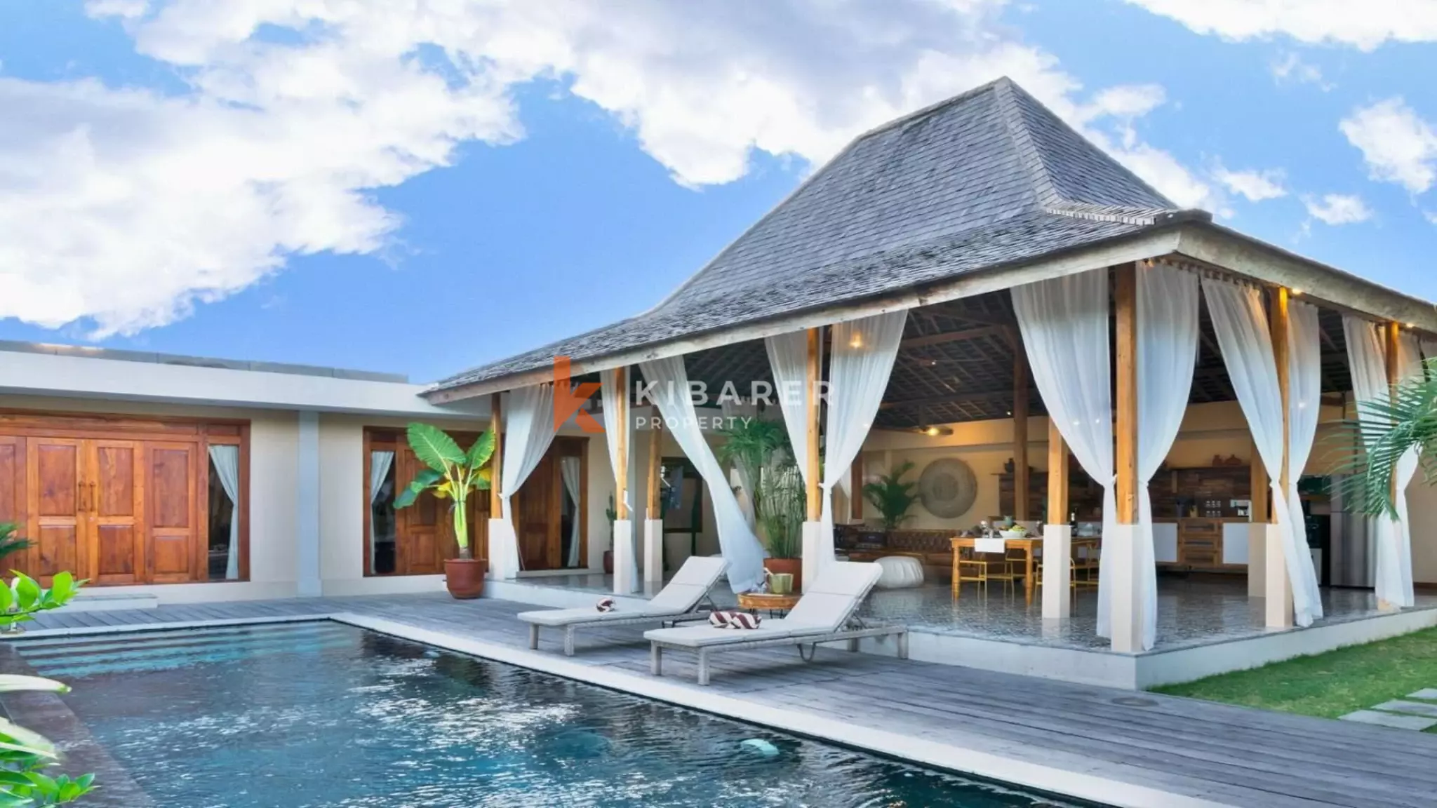 Serene Moroccan-Influenced Two-Bedroom Open Living Villa in Prime Batu Belig