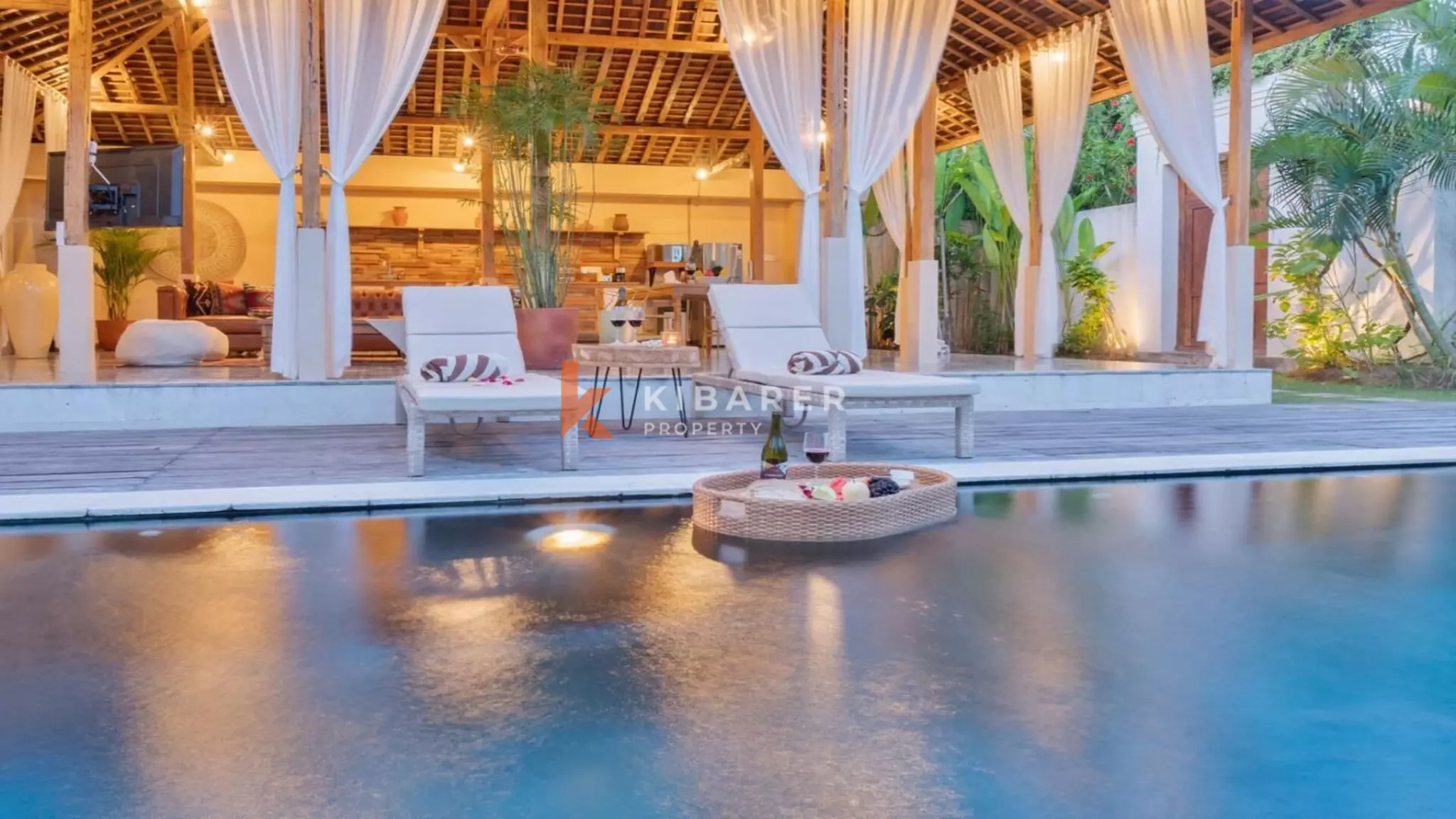 Serene Moroccan-Influenced Two-Bedroom Open Living Villa in Prime Batu Belig