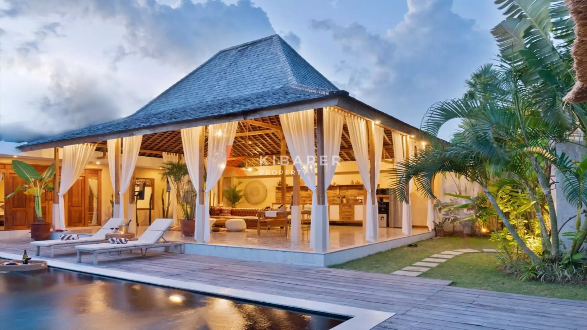 Serene Moroccan-Influenced Two-Bedroom Open Living Villa in Prime Batu Belig