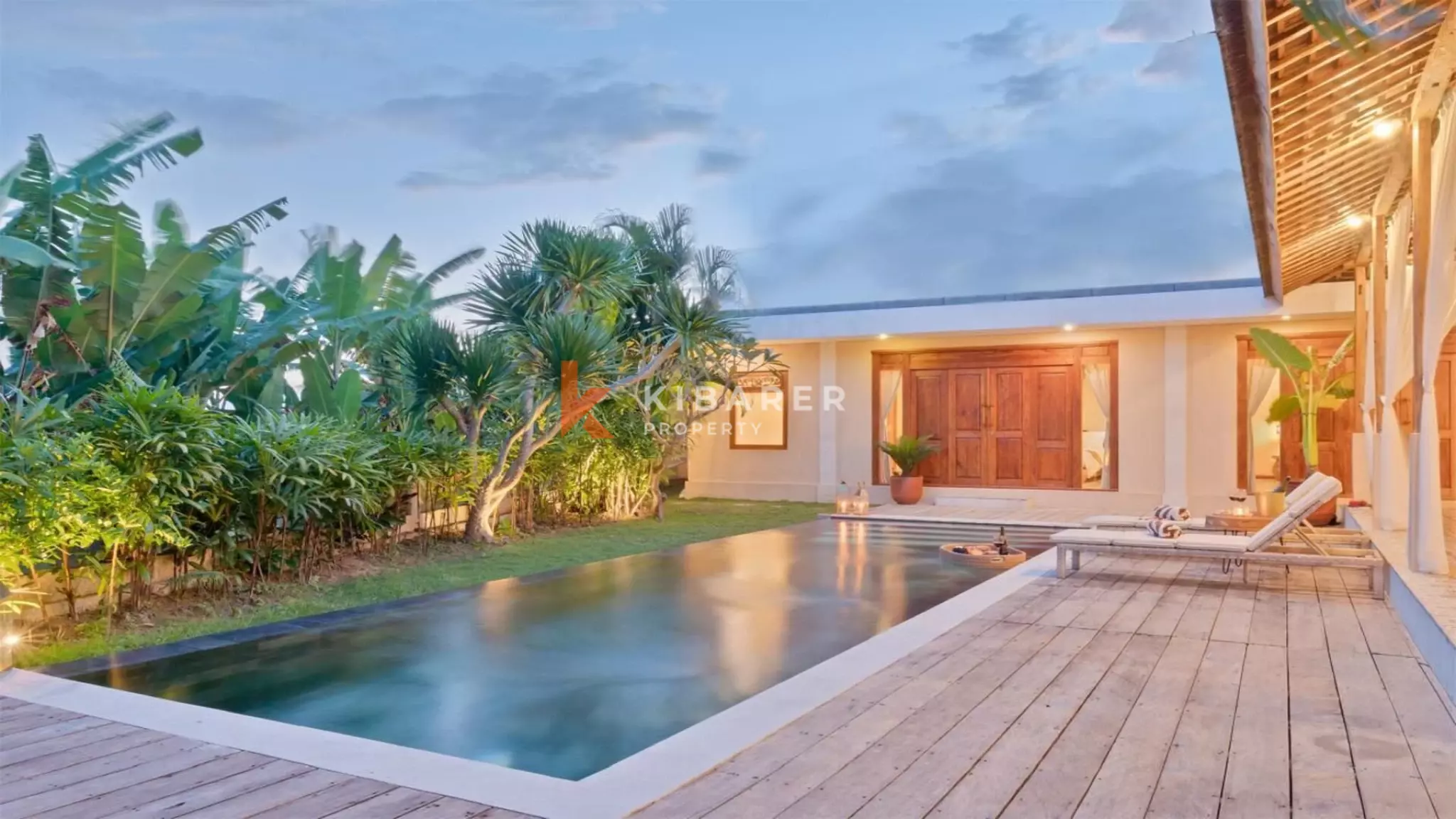 Serene Moroccan-Influenced Two-Bedroom Open Living Villa in Prime Batu Belig