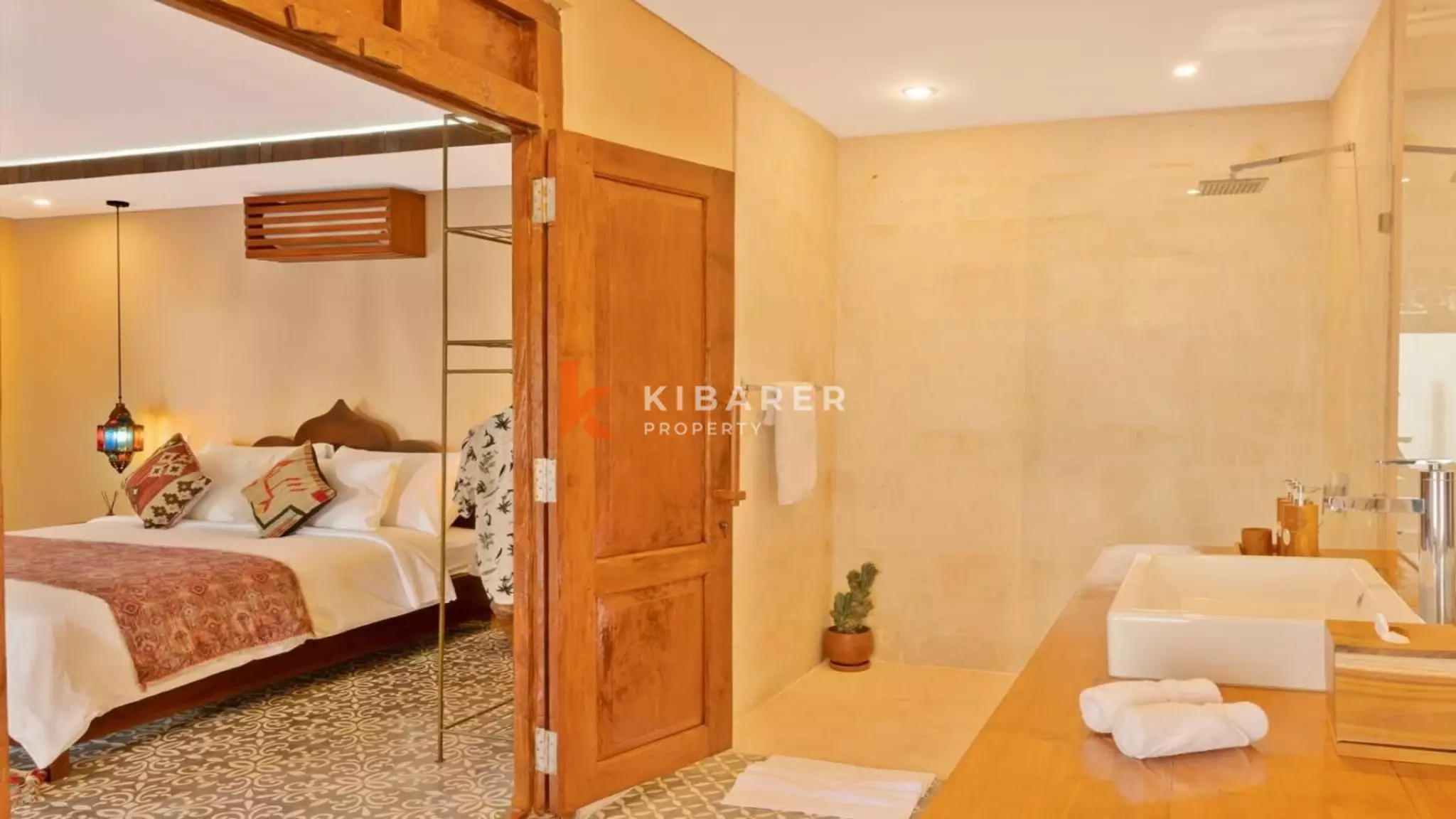 Serene Moroccan-Influenced Two-Bedroom Open Living Villa in Prime Batu Belig