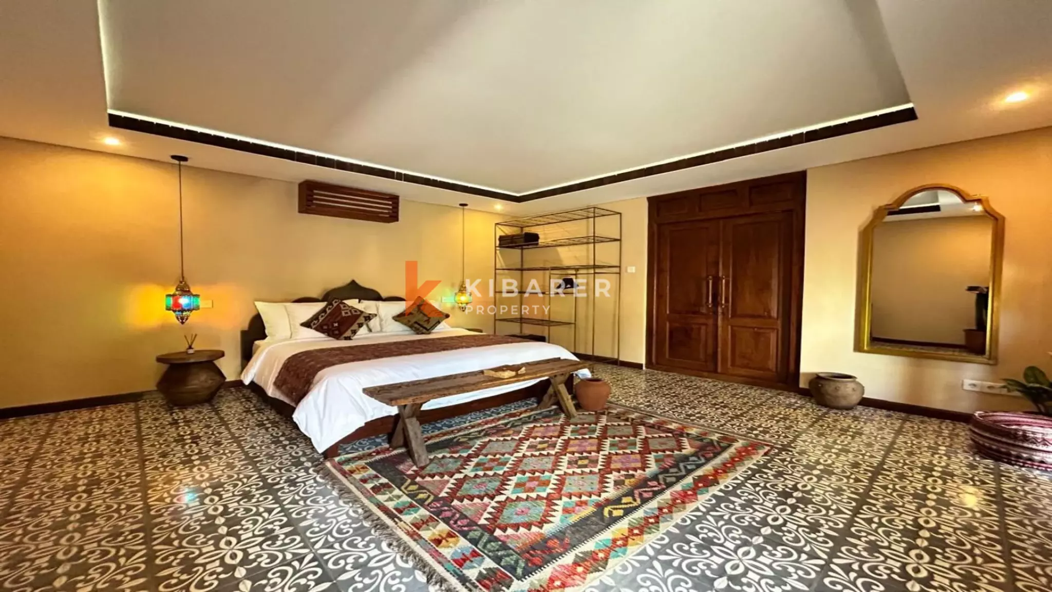 Serene Moroccan-Influenced Two-Bedroom Open Living Villa in Prime Batu Belig