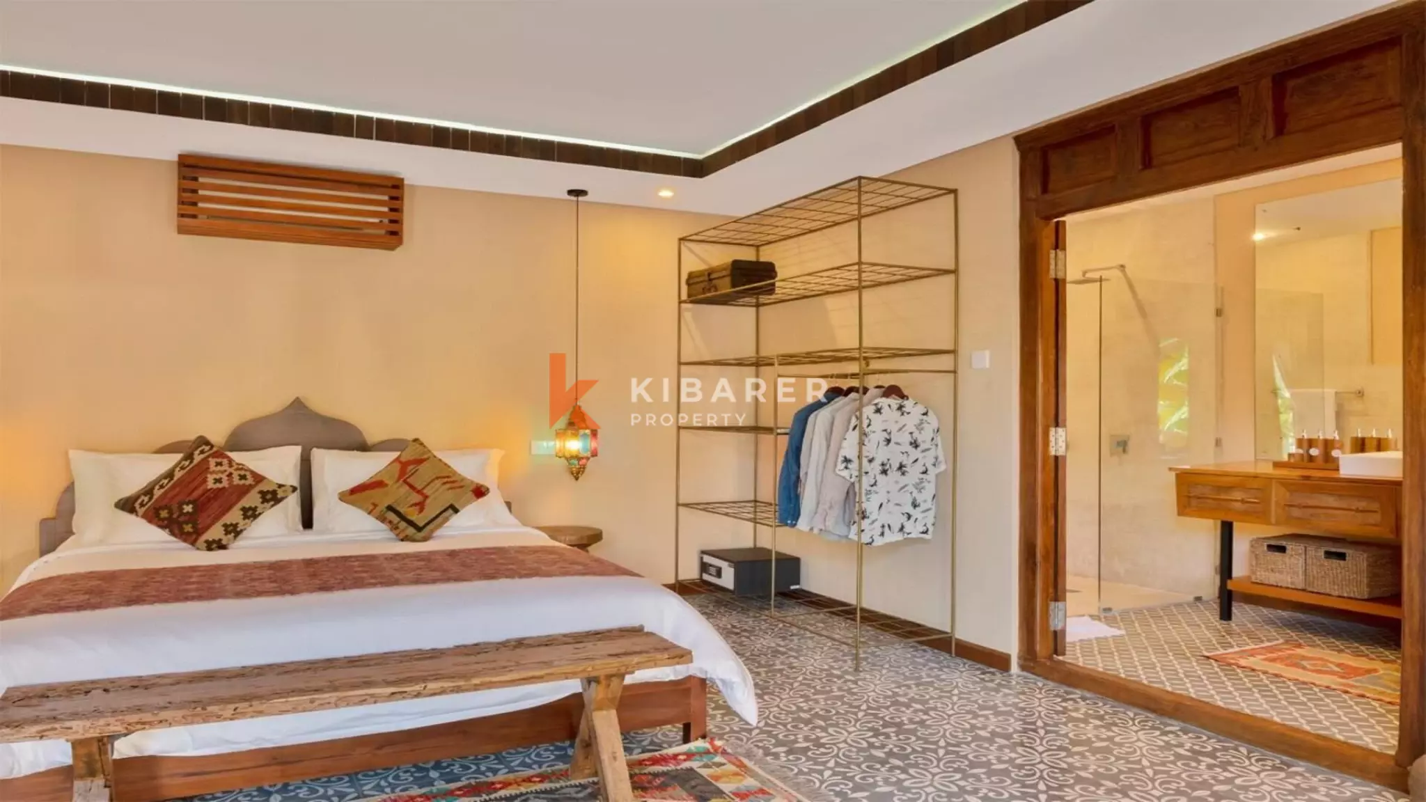 Serene Moroccan-Influenced Two-Bedroom Open Living Villa in Prime Batu Belig