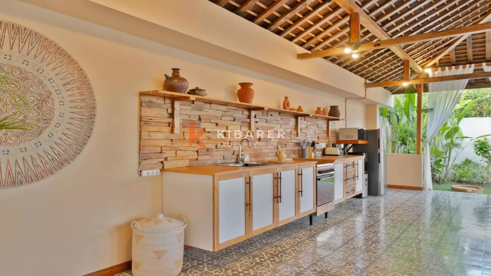 Serene Moroccan-Influenced Two-Bedroom Open Living Villa in Prime Batu Belig