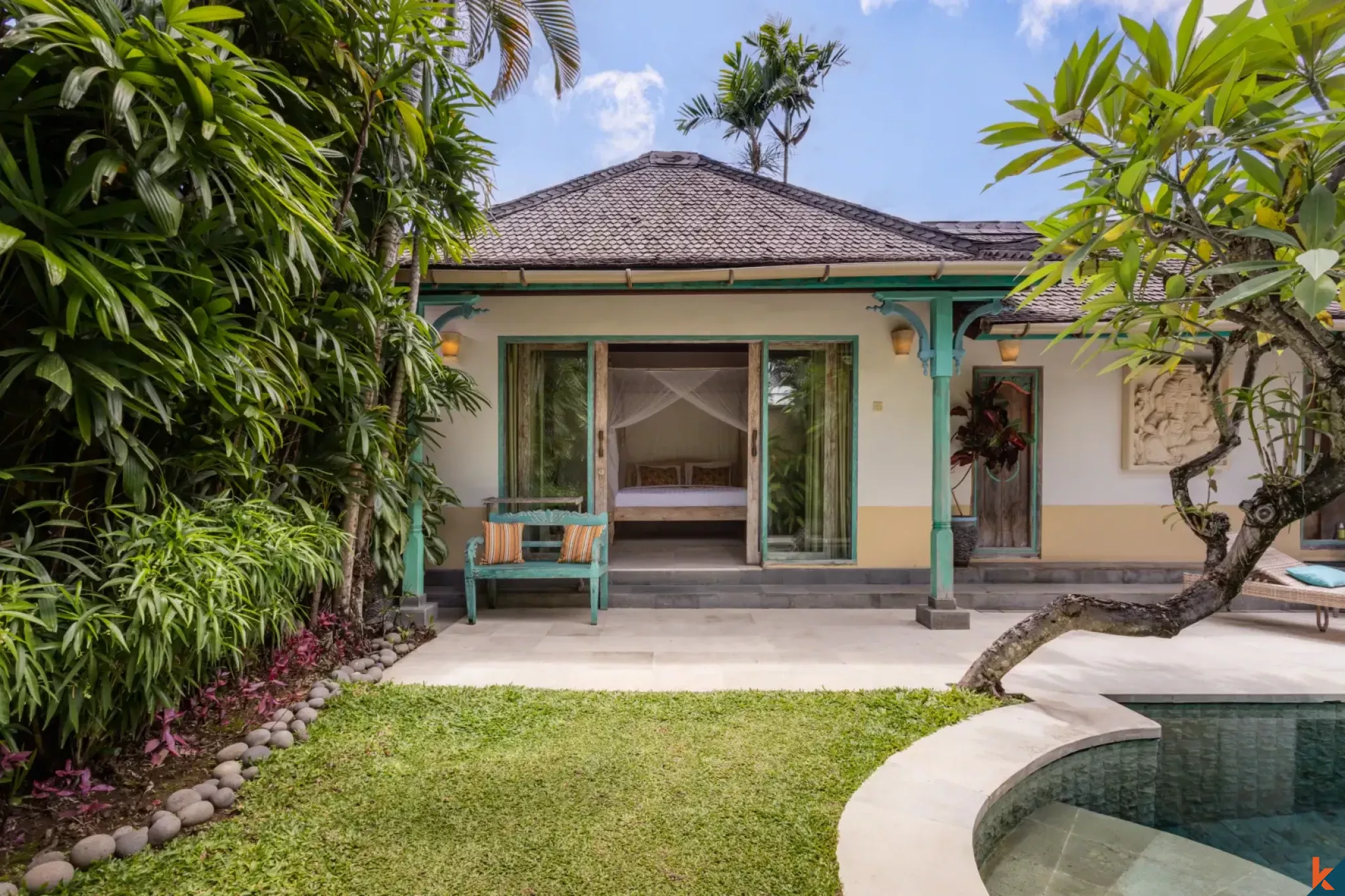 Charming Balinese Three Bedroom Villa for Lease in Central Drupadi