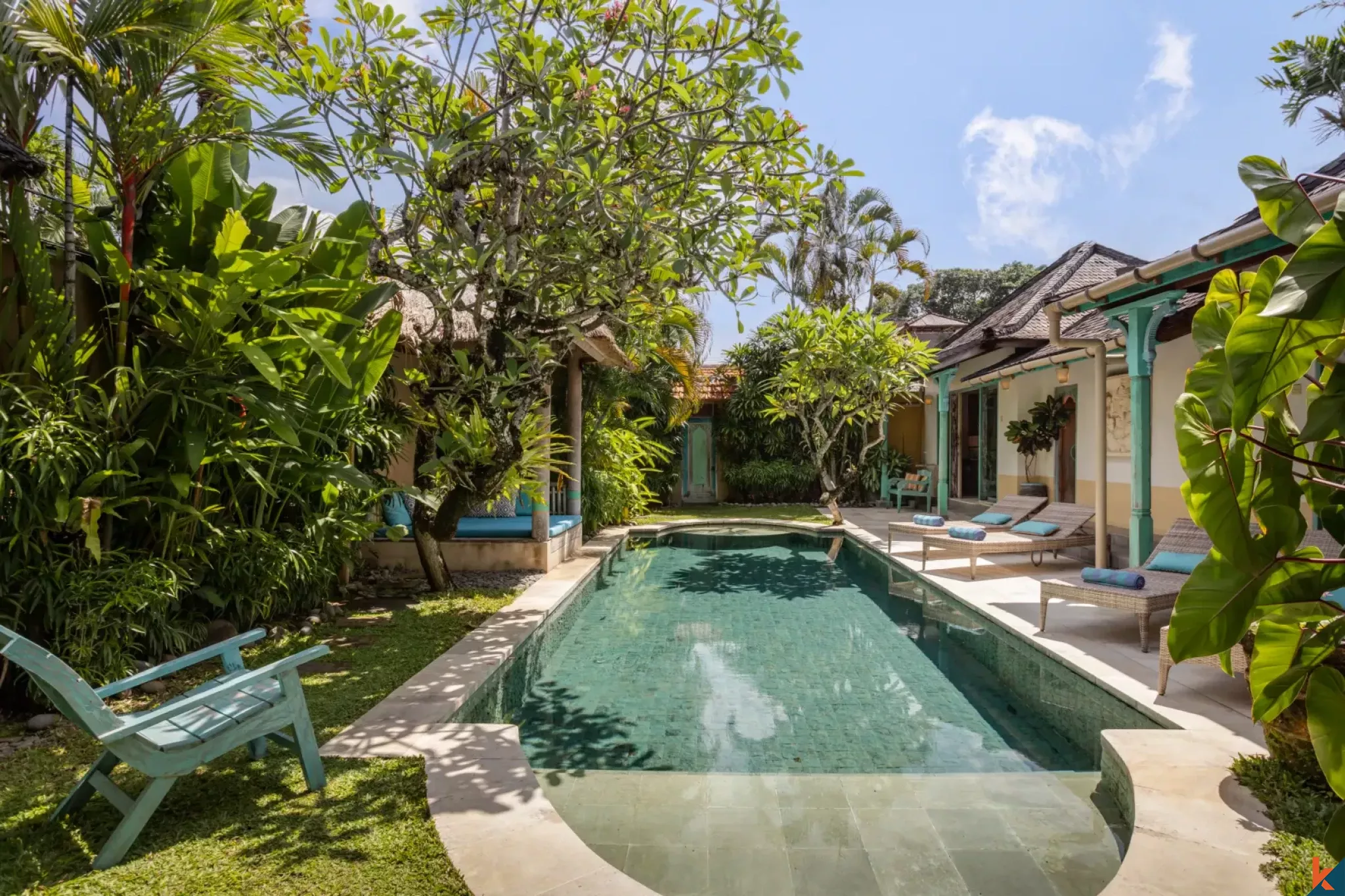 Charming Balinese Three Bedroom Villa for Lease in Central Drupadi