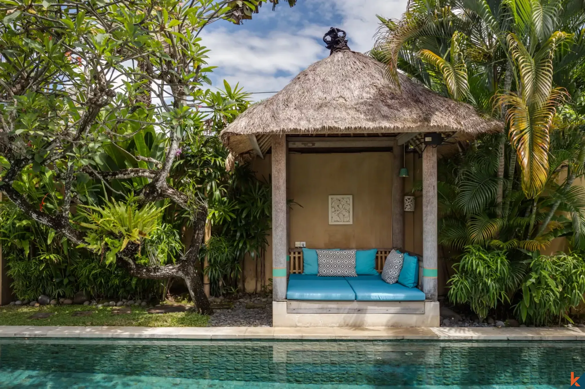 Charming Balinese Three Bedroom Villa for Lease in Central Drupadi