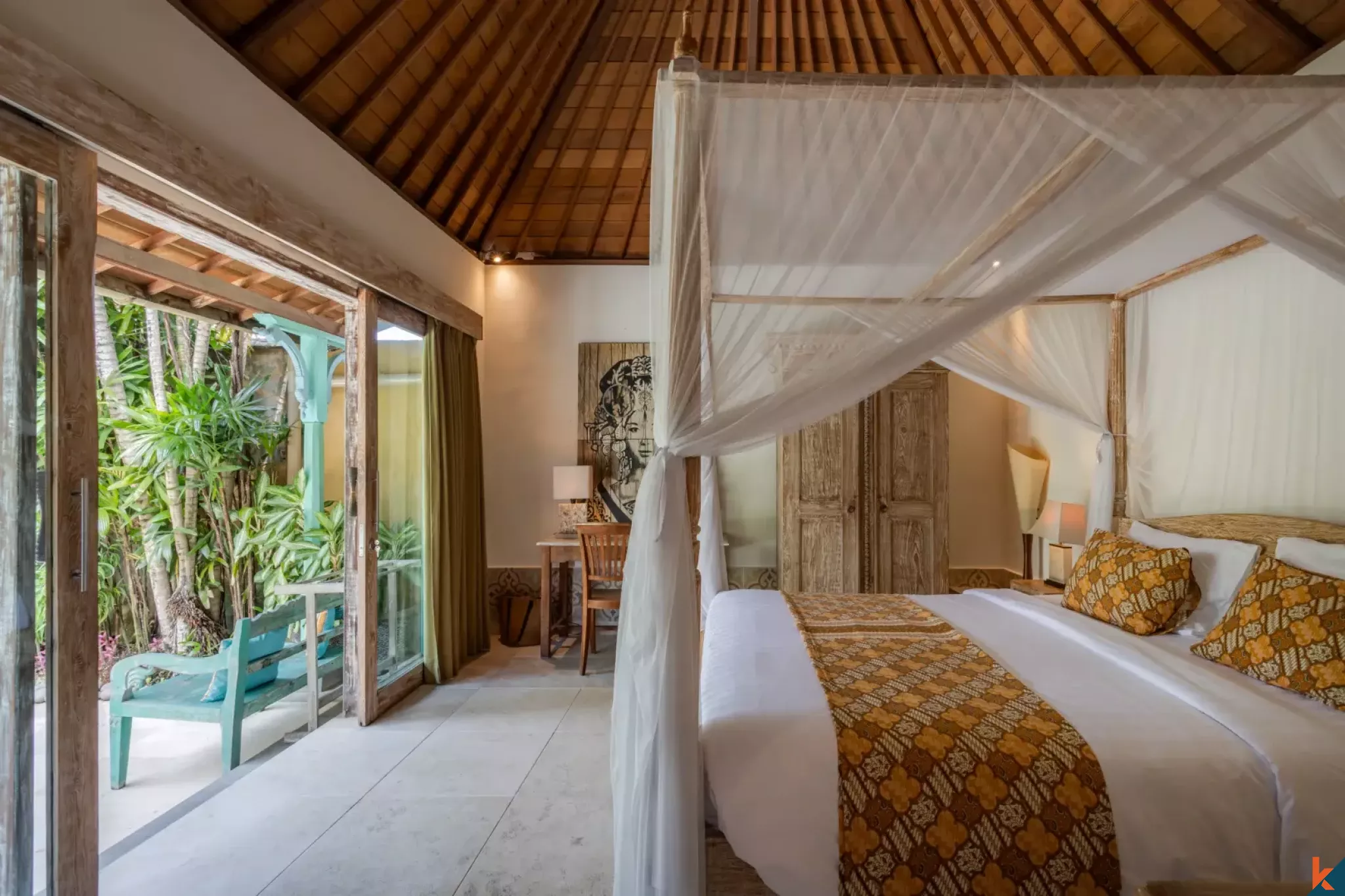 Charming Balinese Three Bedroom Villa for Lease in Central Drupadi