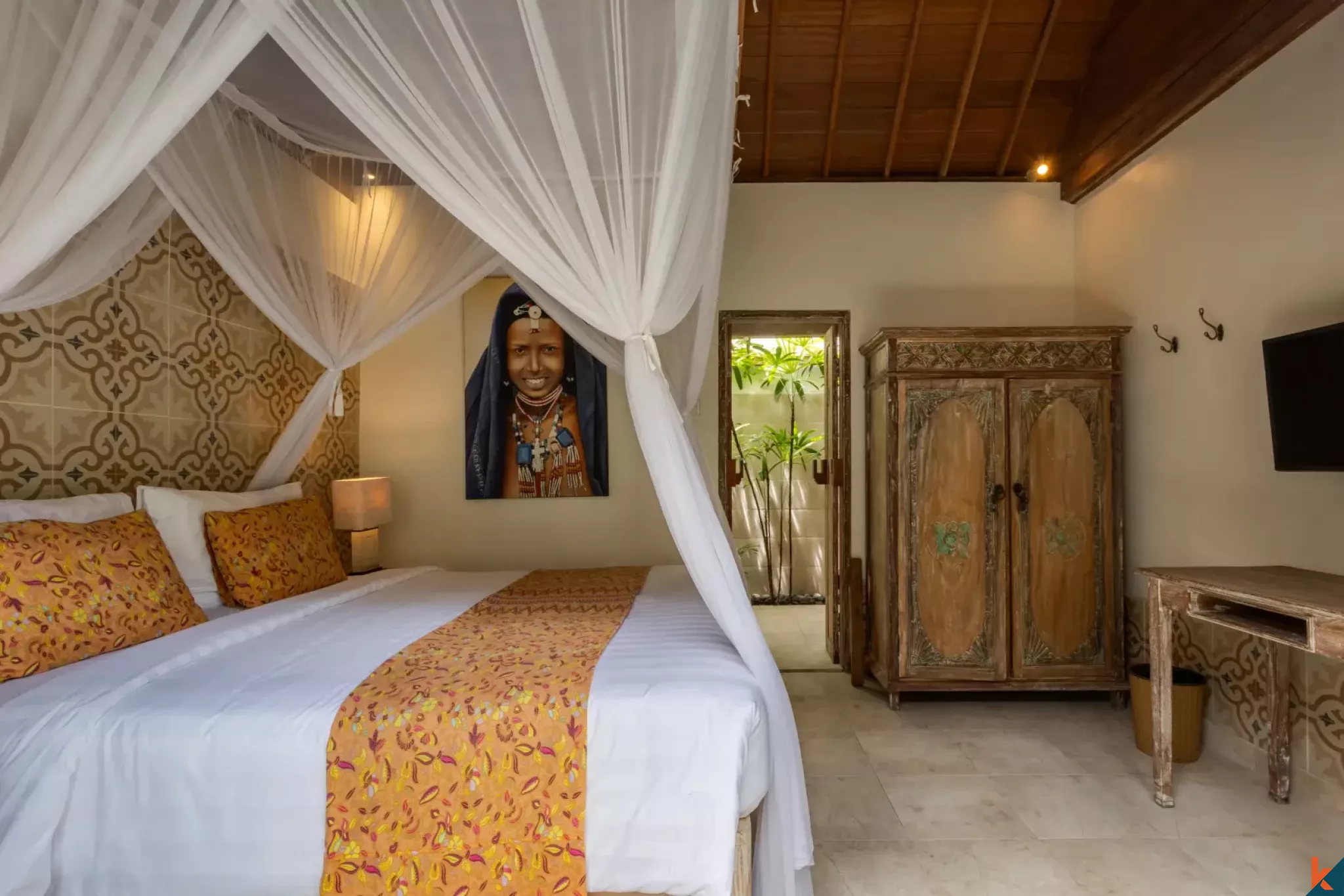 Charming Balinese Three Bedroom Villa for Lease in Central Drupadi