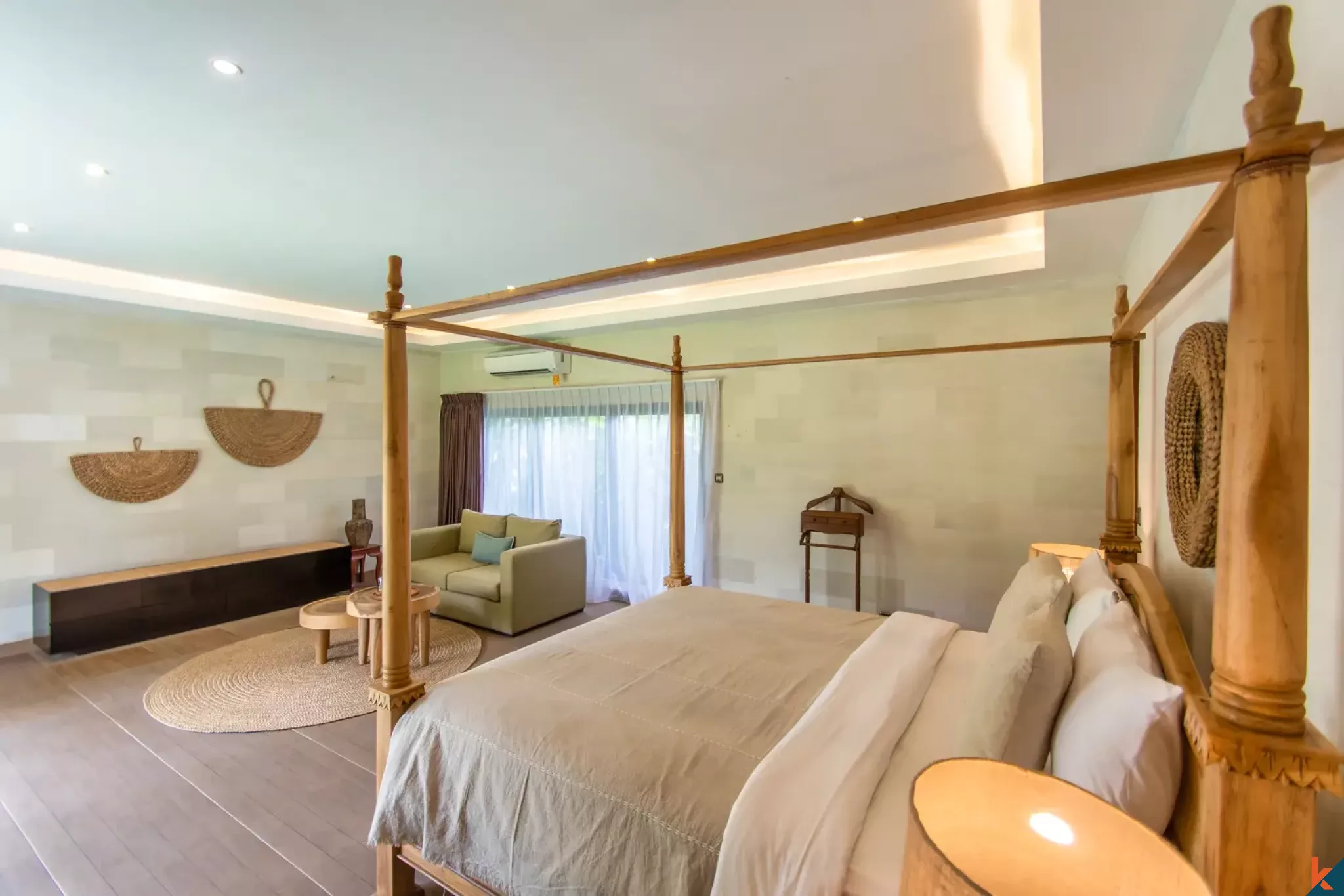 Superbe propriété immobilière de six chambres avec vue sur les rizières verdoyantes à Babakan