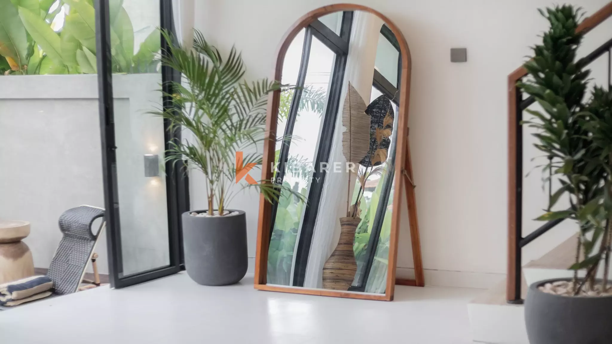 Minimalist Modern Two-Bedroom Villa with Sunken Living Room in Berawa