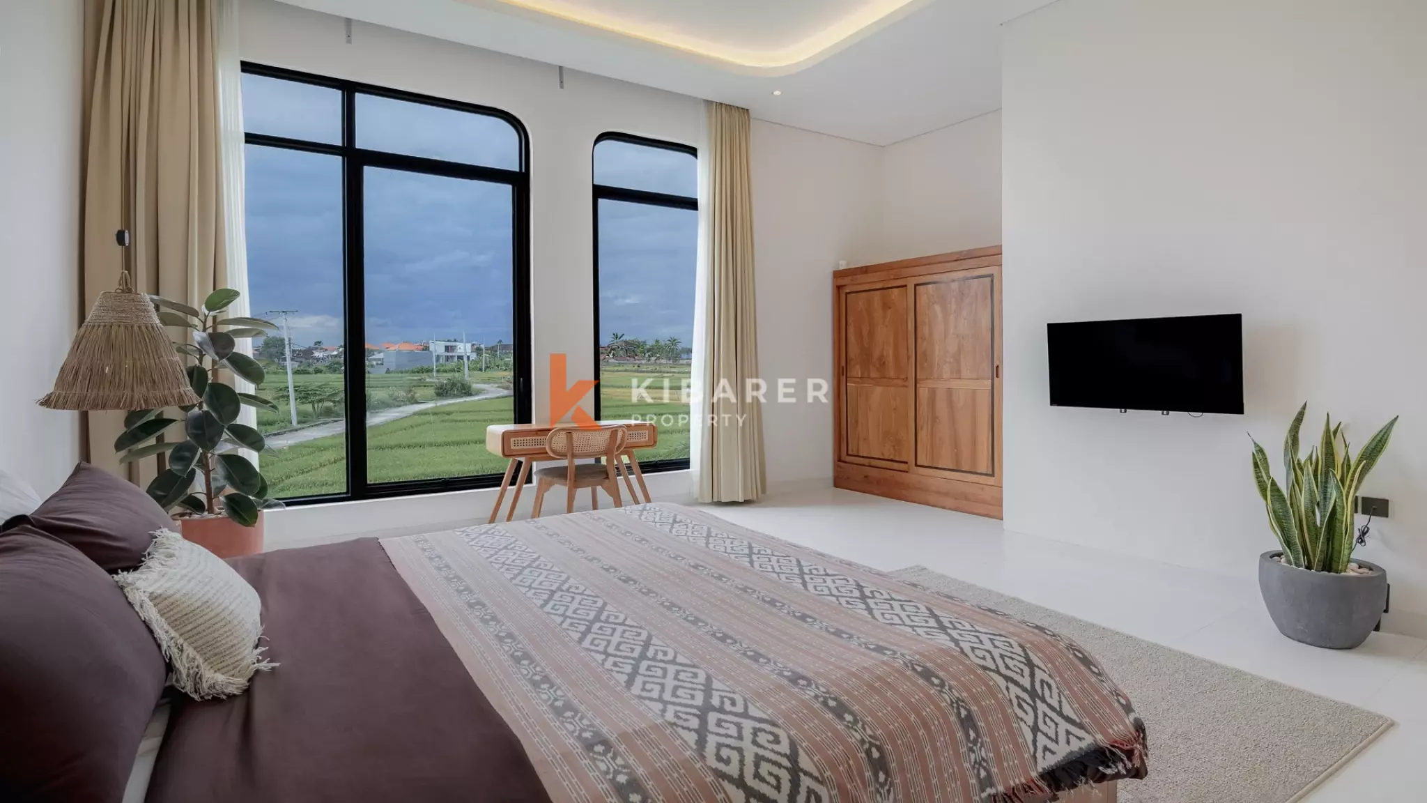 Minimalist Modern Two-Bedroom Villa with Sunken Living Room in Berawa