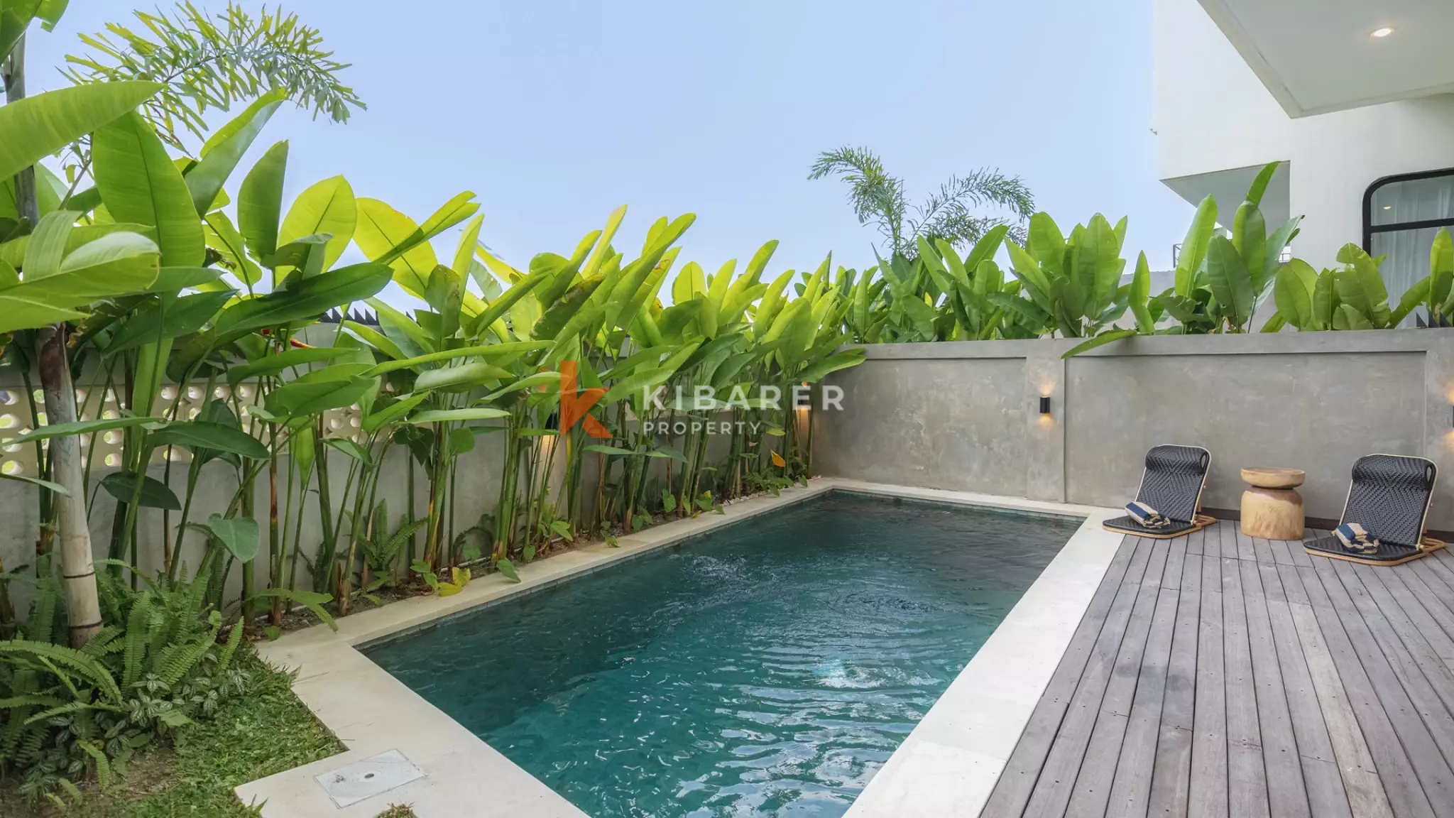 Minimalist Modern Two-Bedroom Villa with Sunken Living Room in Berawa