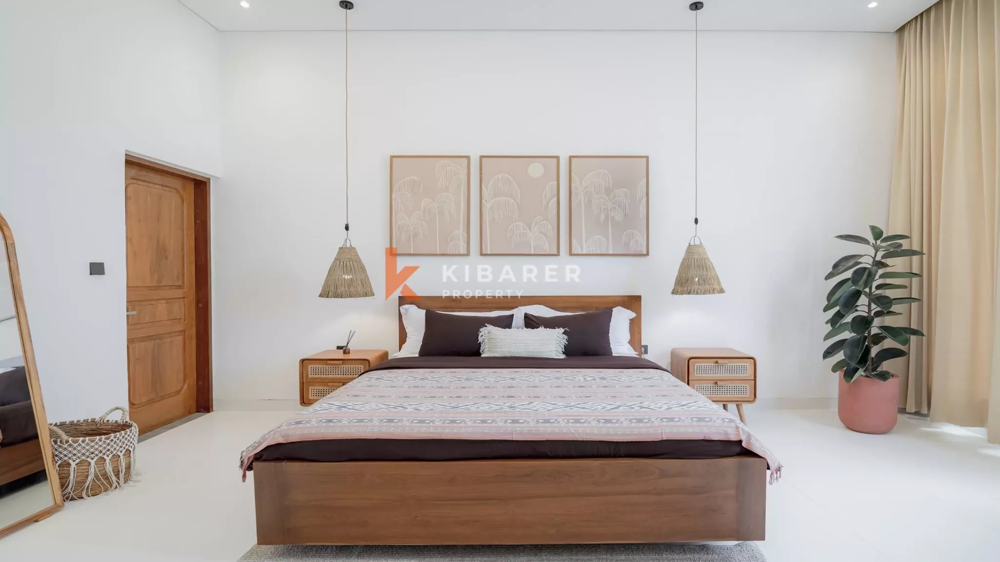 Minimalist Modern Two-Bedroom Villa with Sunken Living Room in Berawa