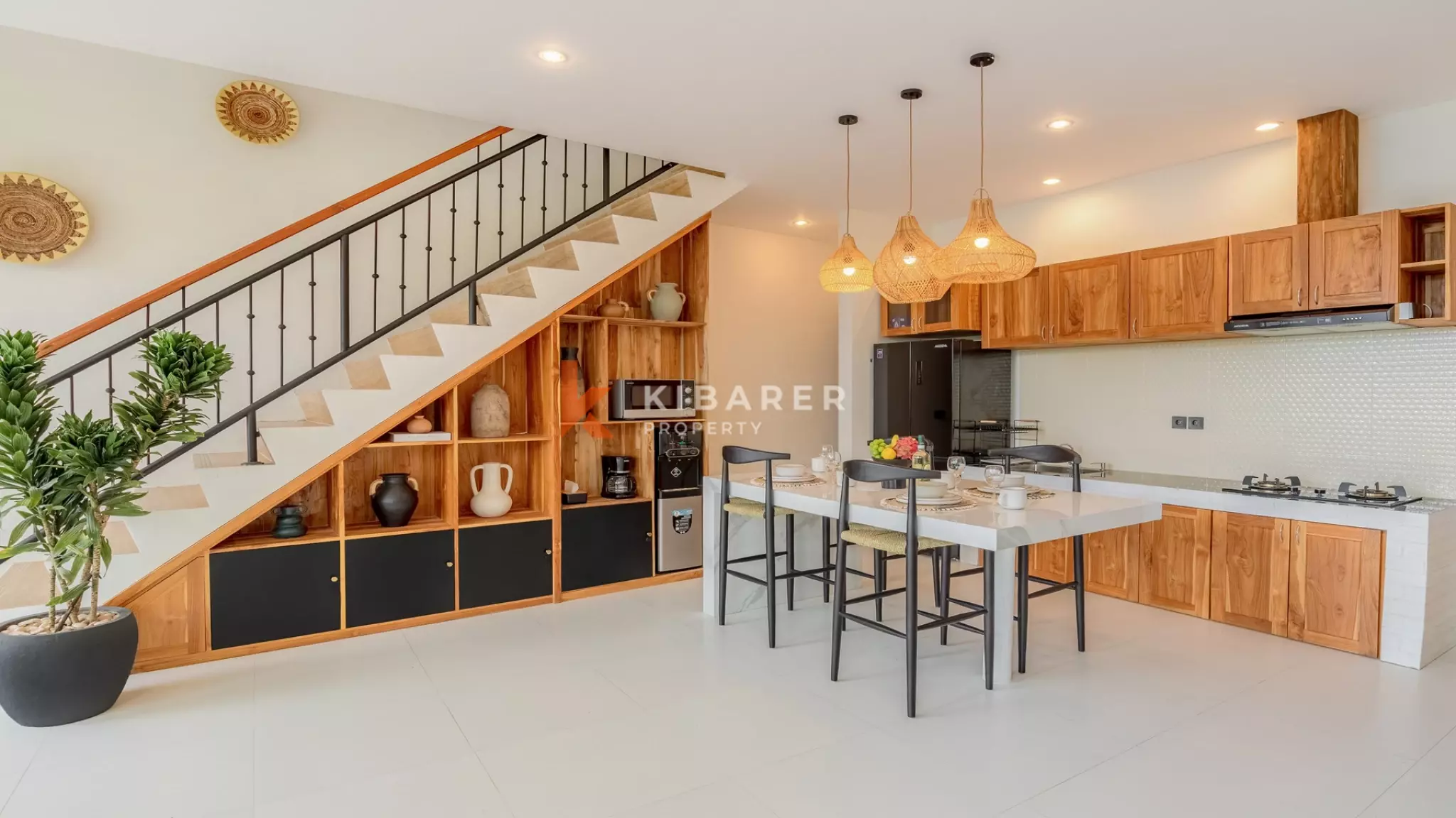 Minimalist Modern Two-Bedroom Villa with Sunken Living Room in Berawa