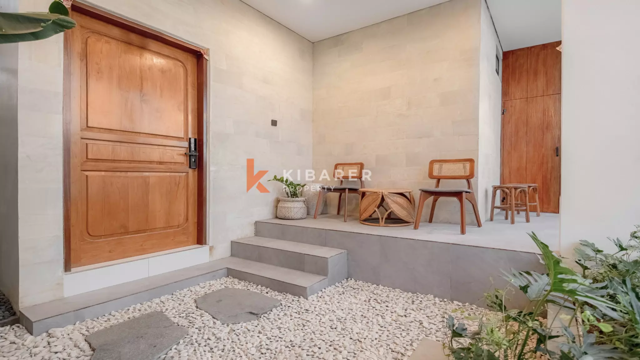 Minimalist Modern Two-Bedroom Villa with Sunken Living Room in Berawa