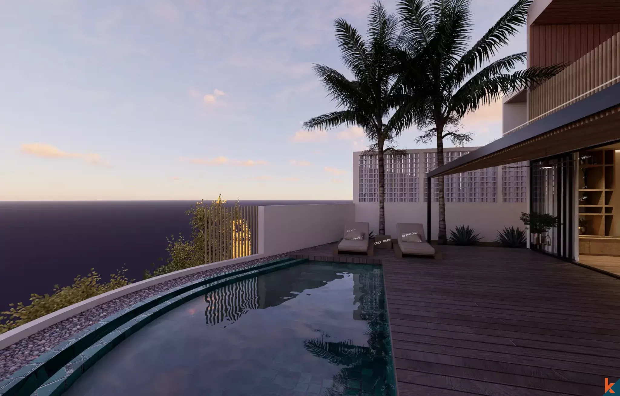 Upcoming Ocean View Three Bedroom Villa for Lease in Uluwatu (delivered in February 2026)