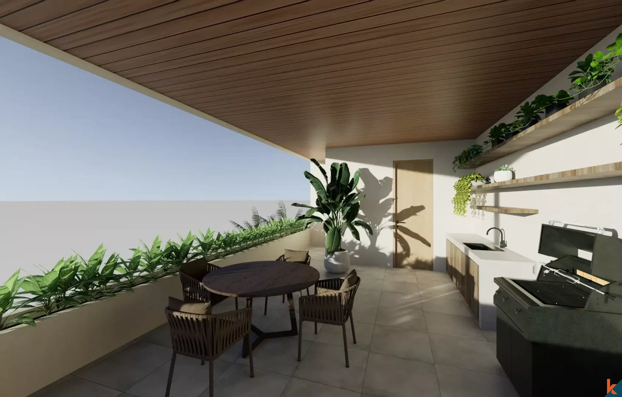 Upcoming Ocean View Three Bedroom Villa for Lease in Uluwatu (delivered in February 2026)