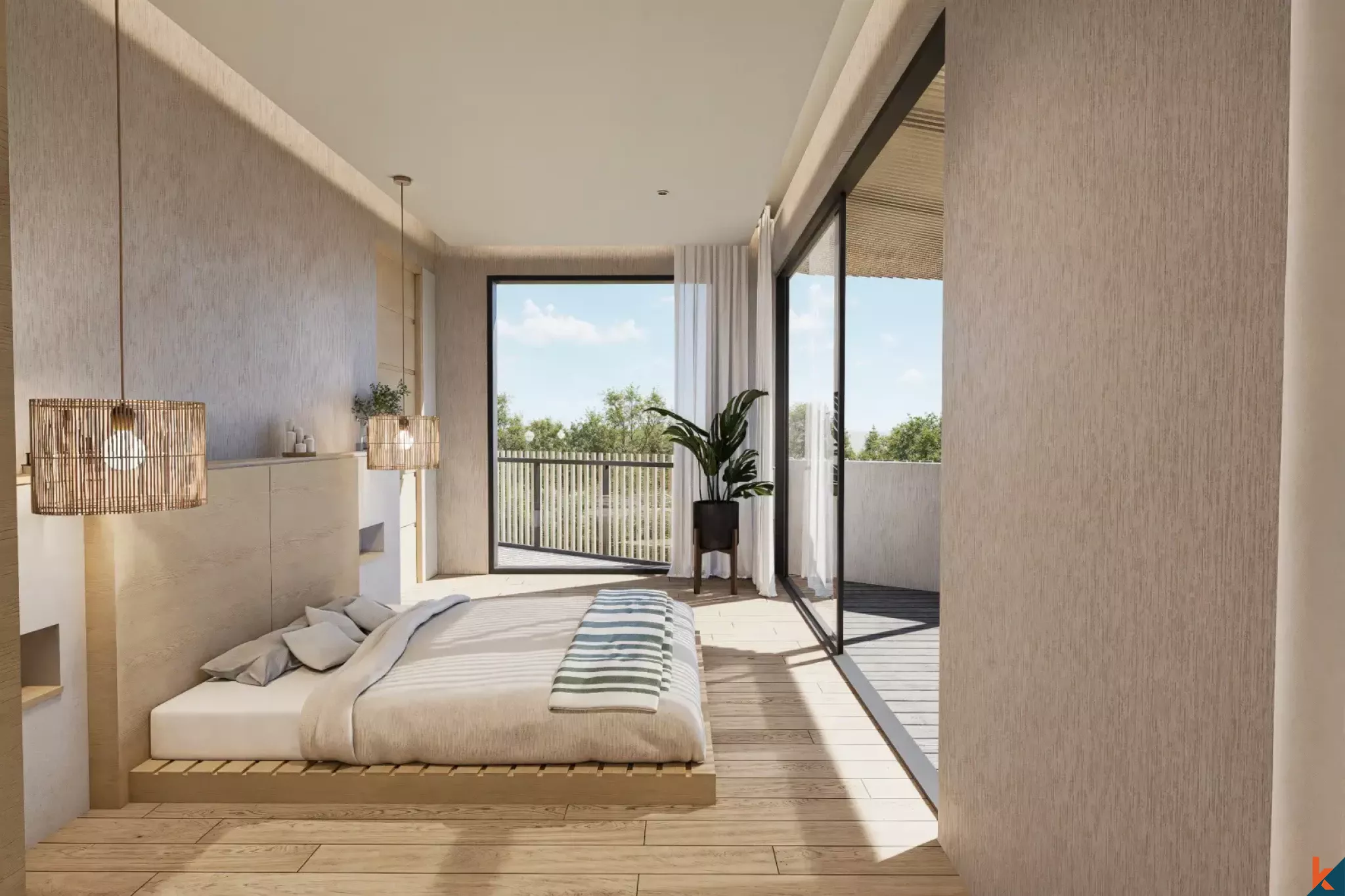 Upcoming Ocean View Three Bedroom Villa for Lease in Uluwatu (delivered in February 2026)