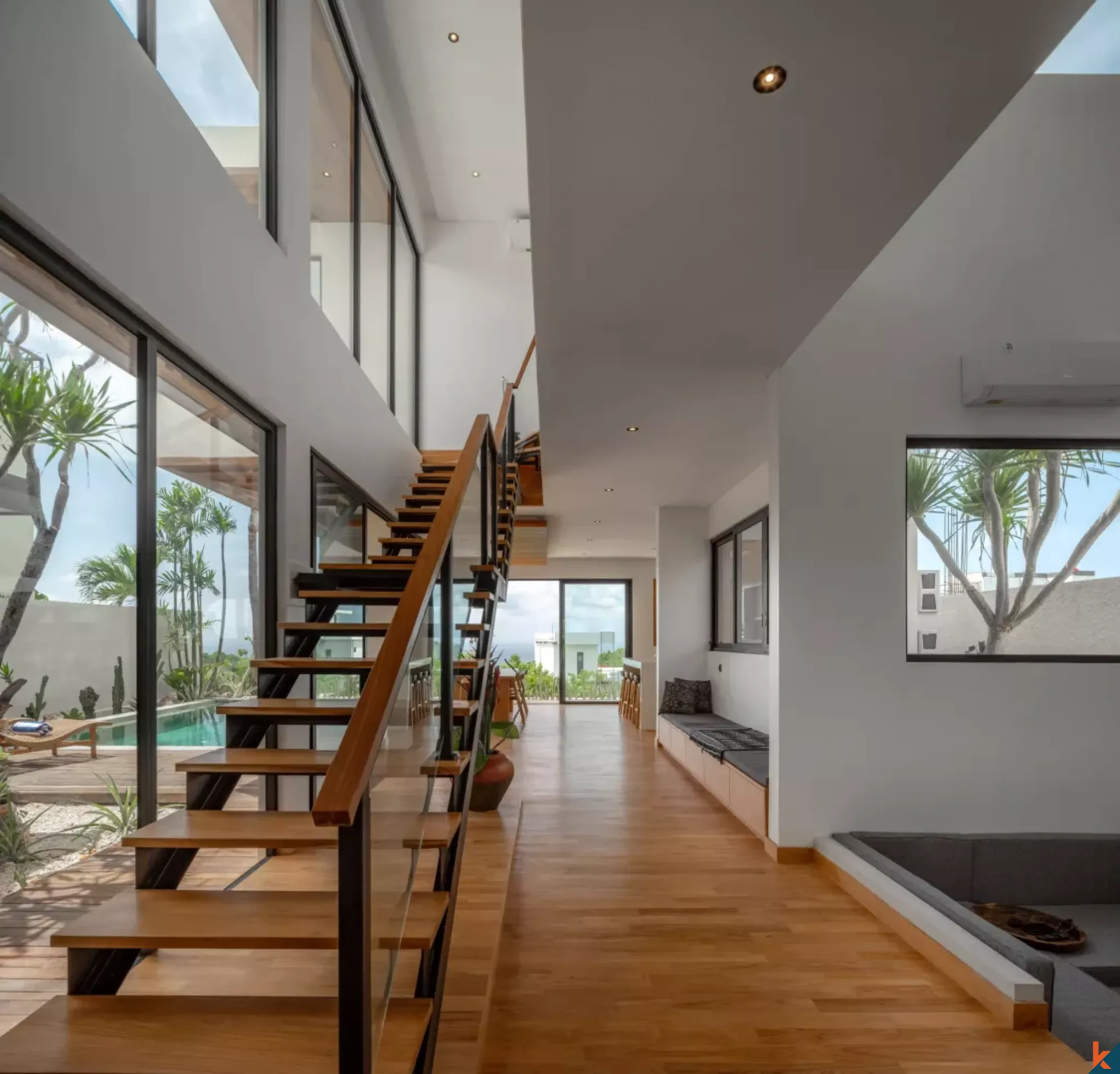Brand new modern ocean views three bedroom real estate in Uluwatu