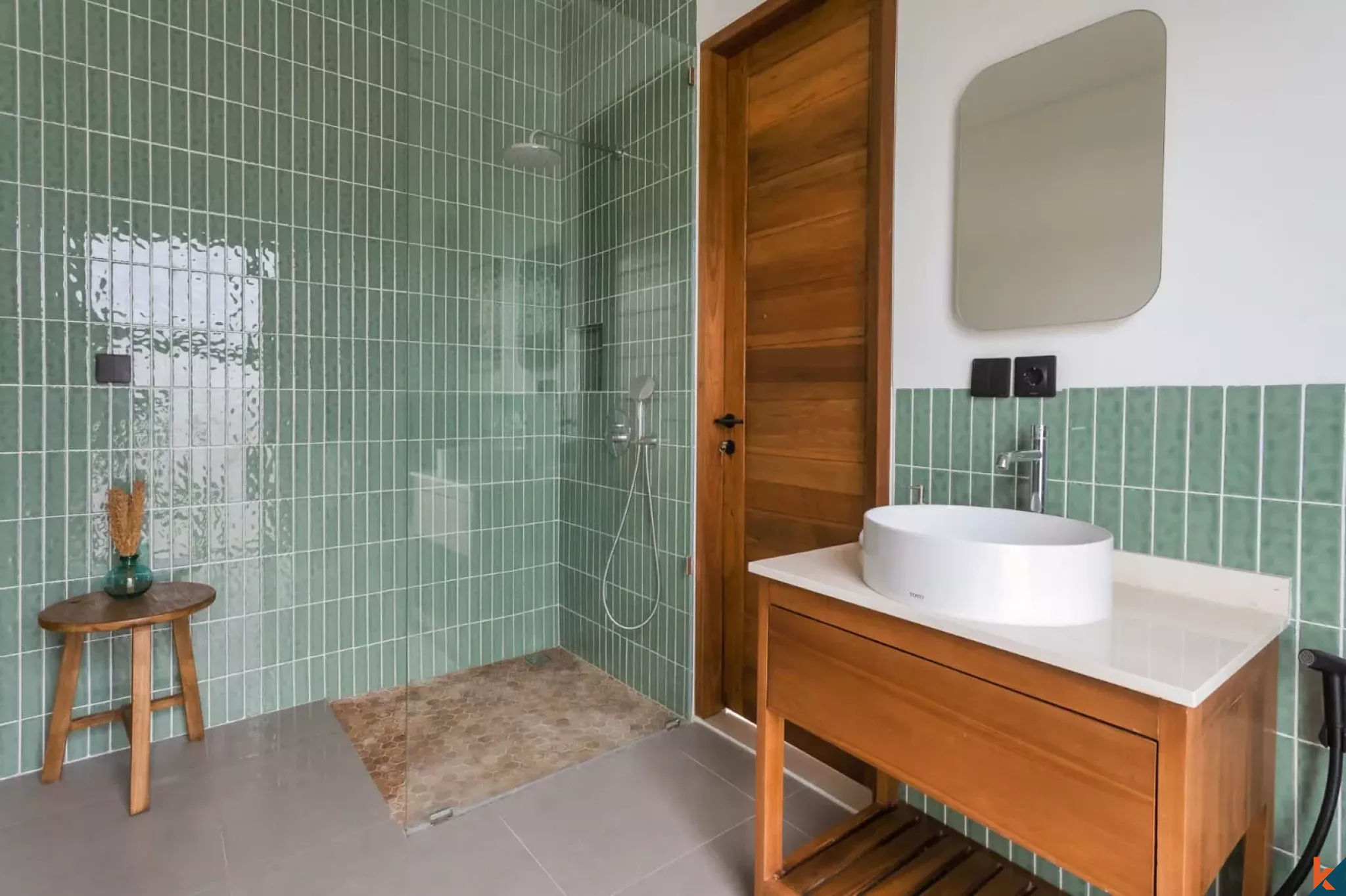 Brand new two bedroom plus office room property for lease in Kerobokan - Merta Agung