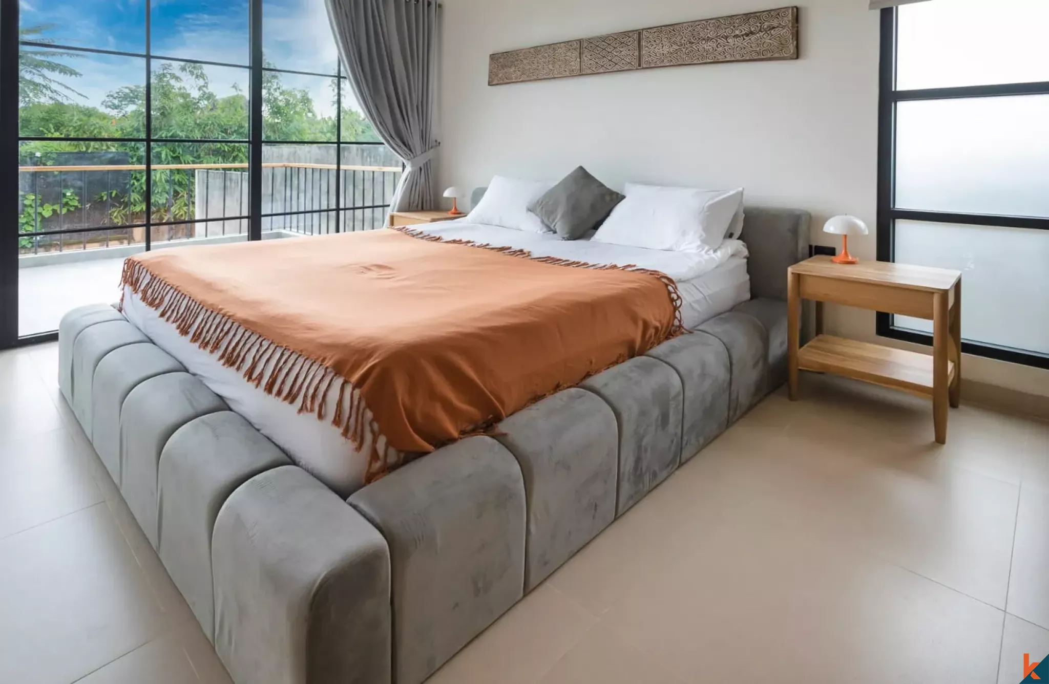 Brand new two bedroom plus office room property for lease in Kerobokan - Merta Agung