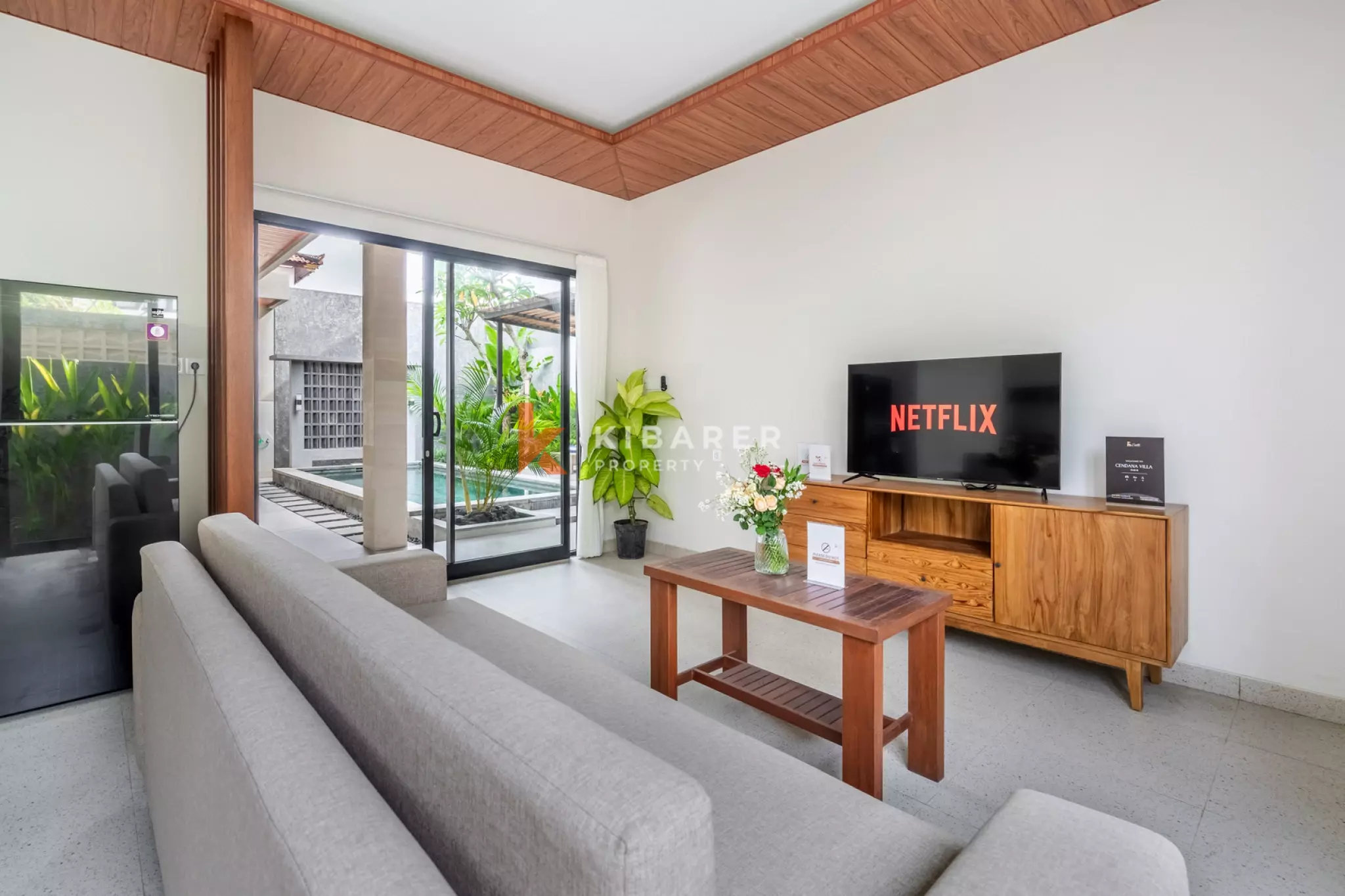 Sanur Two Bedroom Modern Villa Featuring Enclosed Living Area