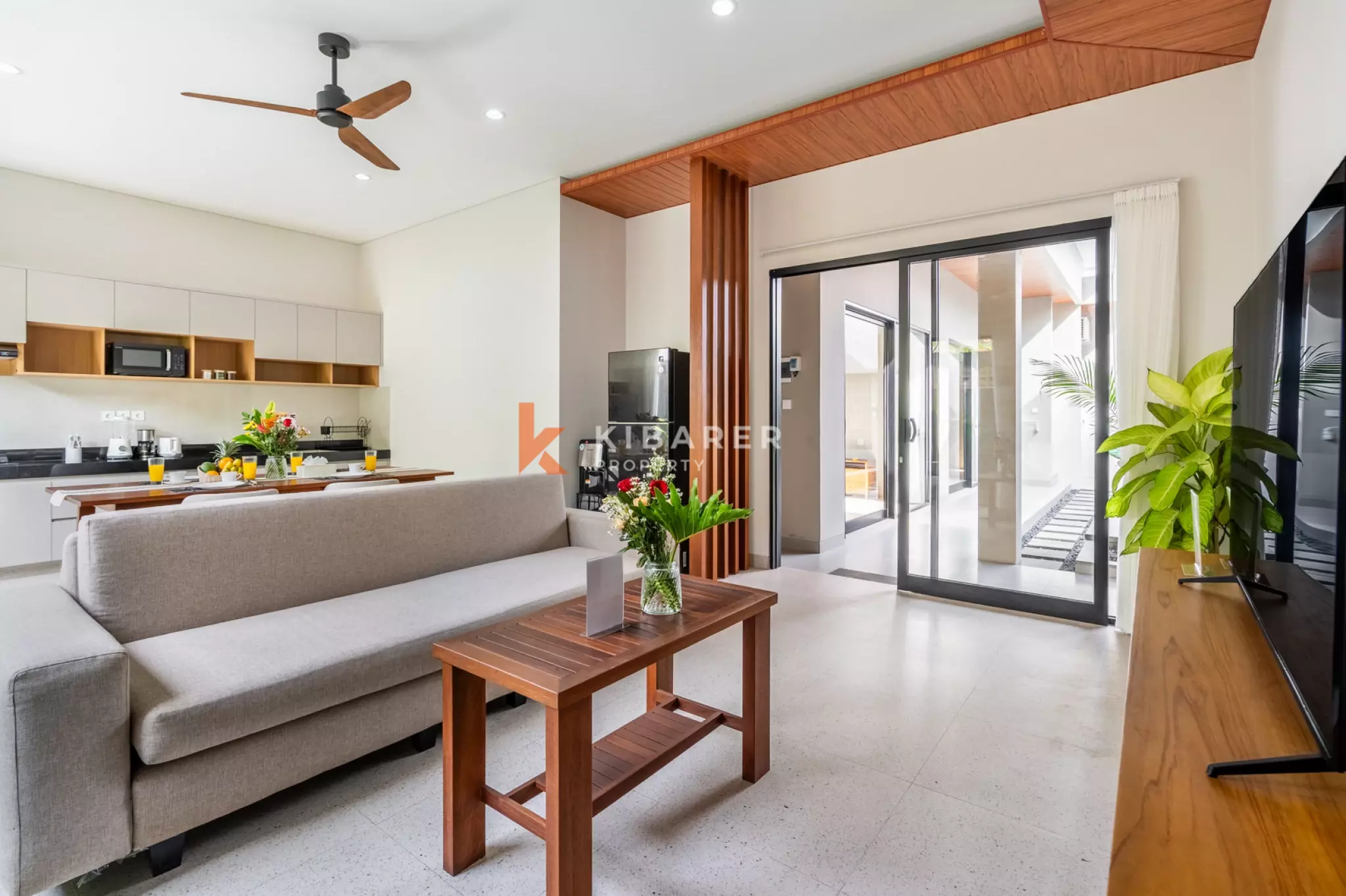 Sanur Two Bedroom Modern Villa Featuring Enclosed Living Area